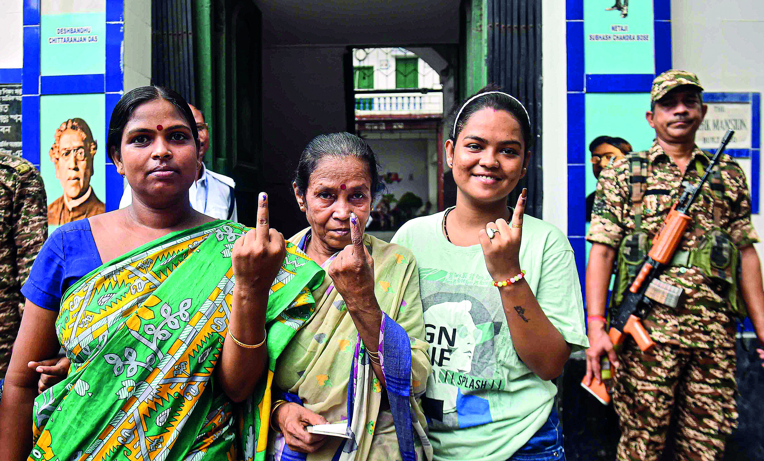 Moderate to high turnout recorded
