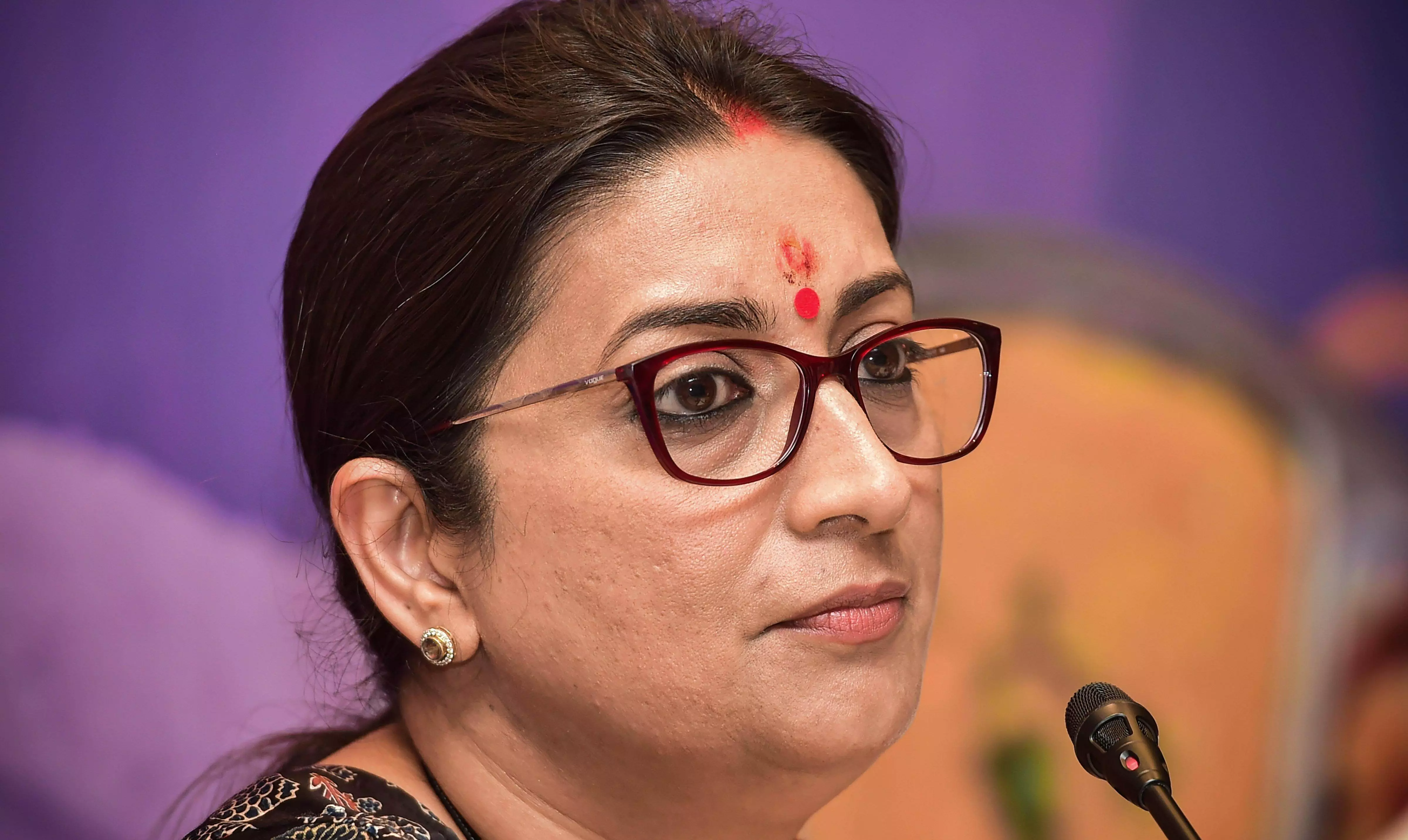 Former Union minister Smriti Irani vacates official bungalow Former Union minister Smriti Irani vacates official bungalow