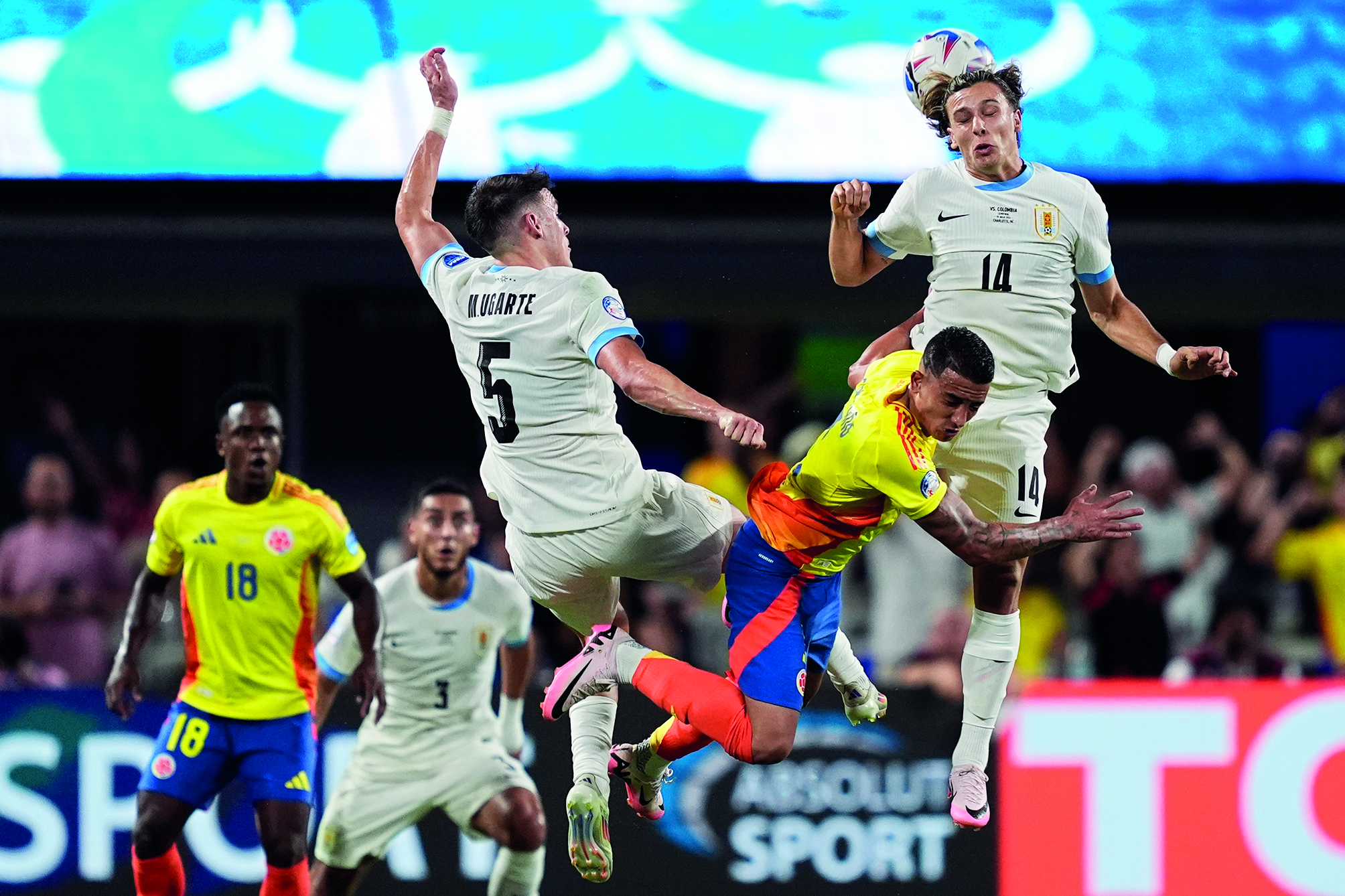Colombia beat Uruguay 1-0, to face Messi and Argentina in Copa America final Colombia beat Uruguay 1-0, to face Messi and Argentina in Copa America final