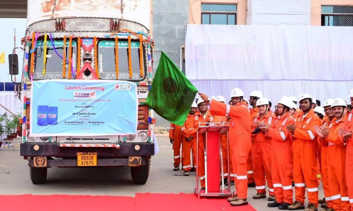 IndianOil launches STORM-X Racing Fuel with maiden delivery from Paradip Refinery to Madras International Circuit, Chennai