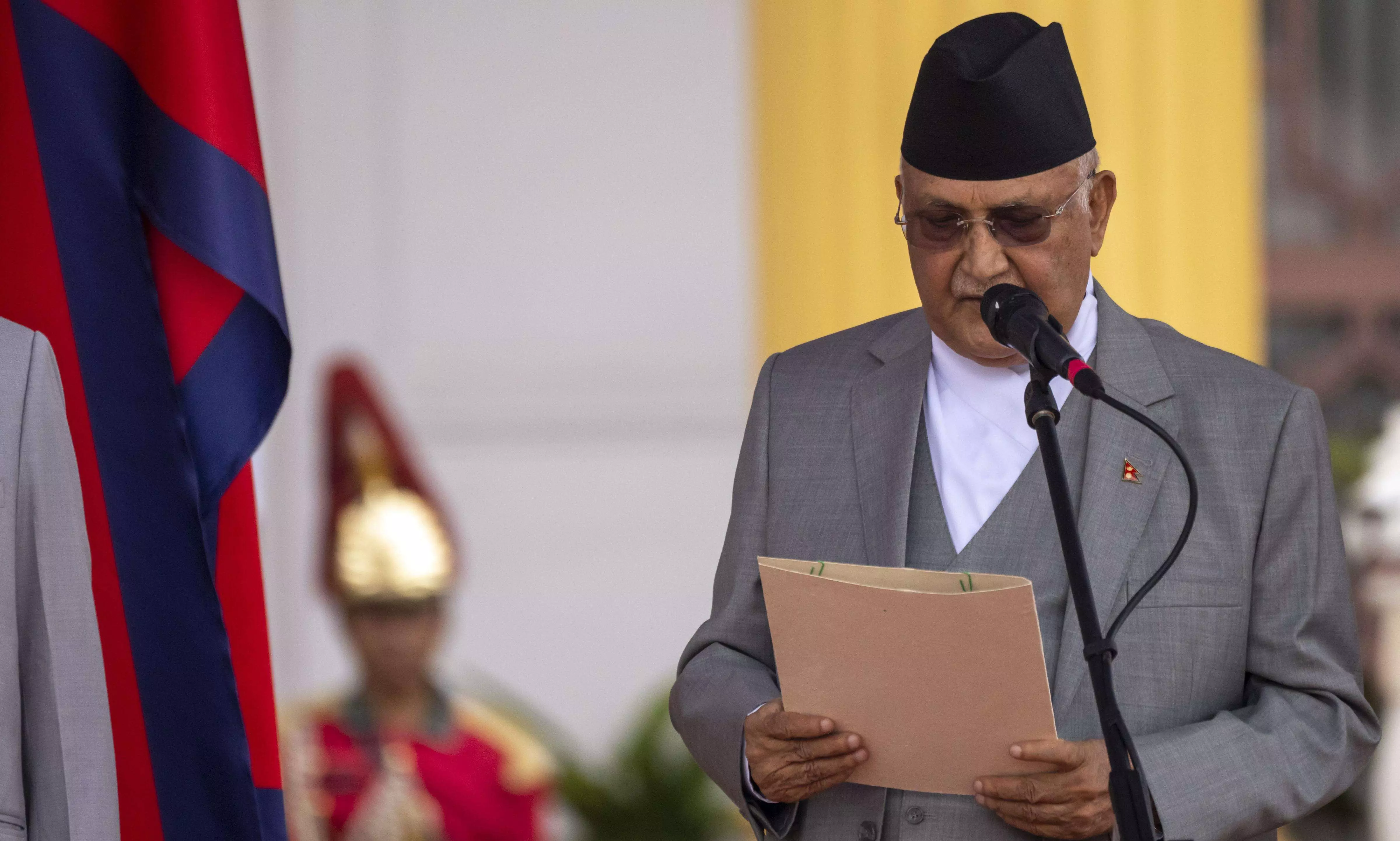 K P Sharma Oli sworn in as Nepals Prime Minister K P Sharma Oli sworn in as Nepals Prime Minister