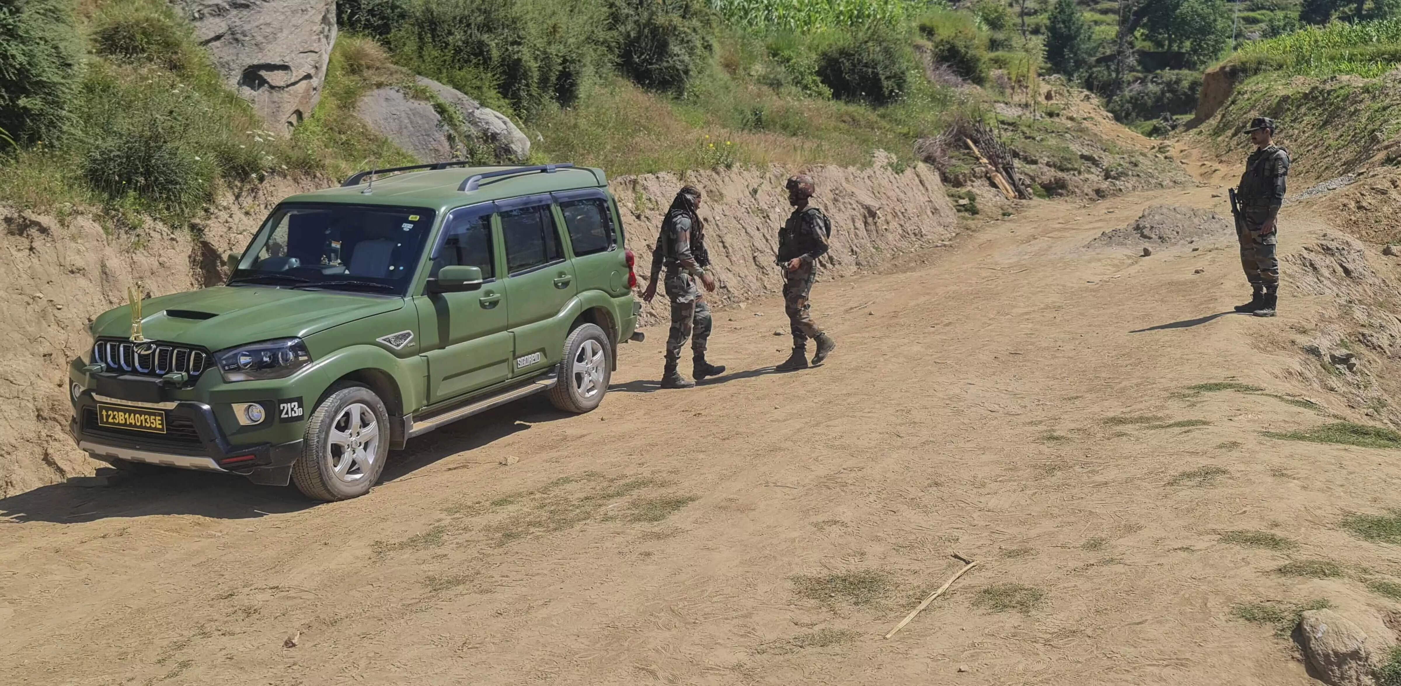 Officer among four soldiers killed in J&K terrorist encounter Officer among four soldiers killed in J&K terrorist encounter