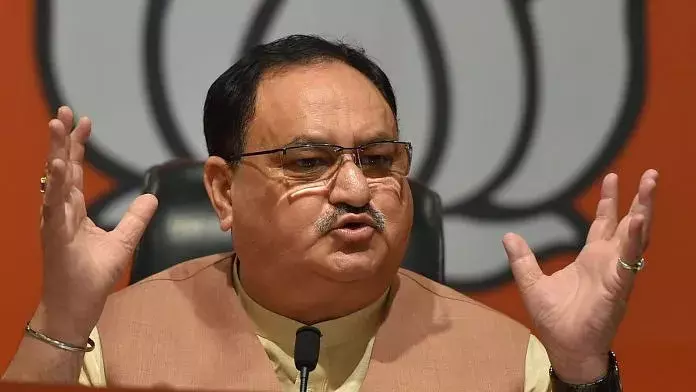 Keshav Prasad Maurya meets BJP president Nadda