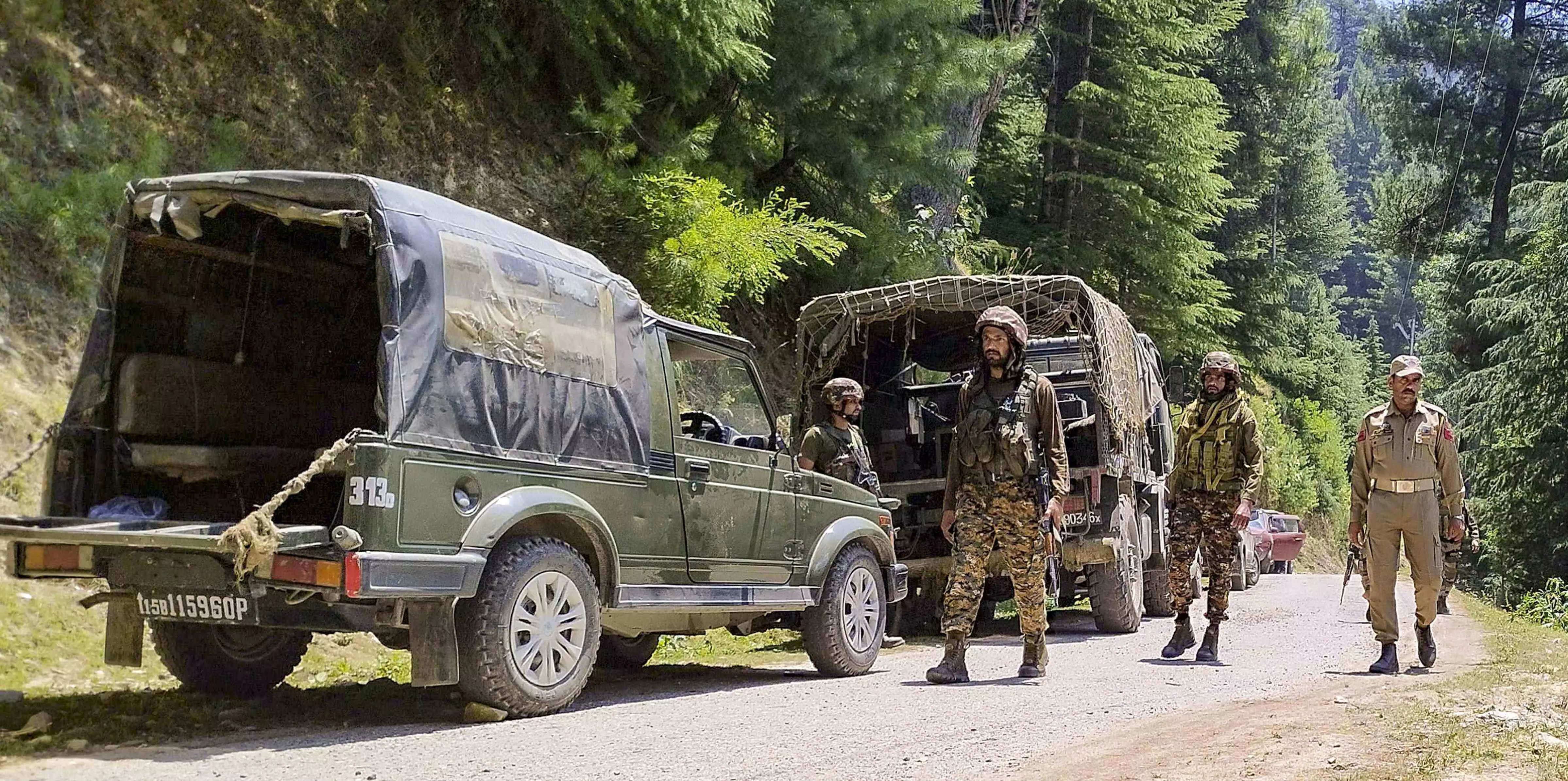 Brief exchanges of fire between security forces, terrorists in J-Ks Doda Brief exchanges of fire between security forces, terrorists in J-Ks Doda