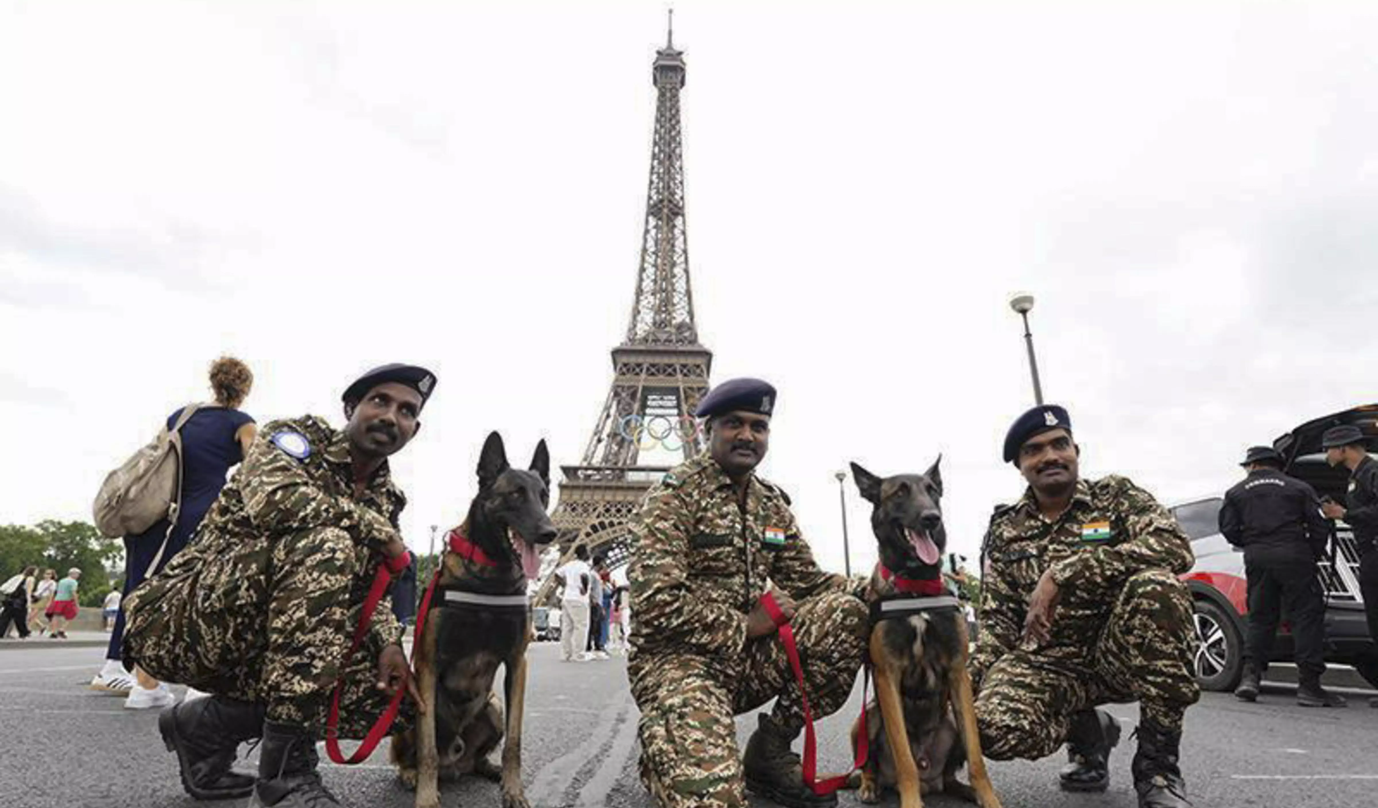 Indian CAPF, special forces canine squad in France for Olympics venue security Indian CAPF, special forces canine squad in France for Olympics venue security