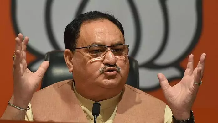Keshav Prasad Maurya meets BJP president Nadda