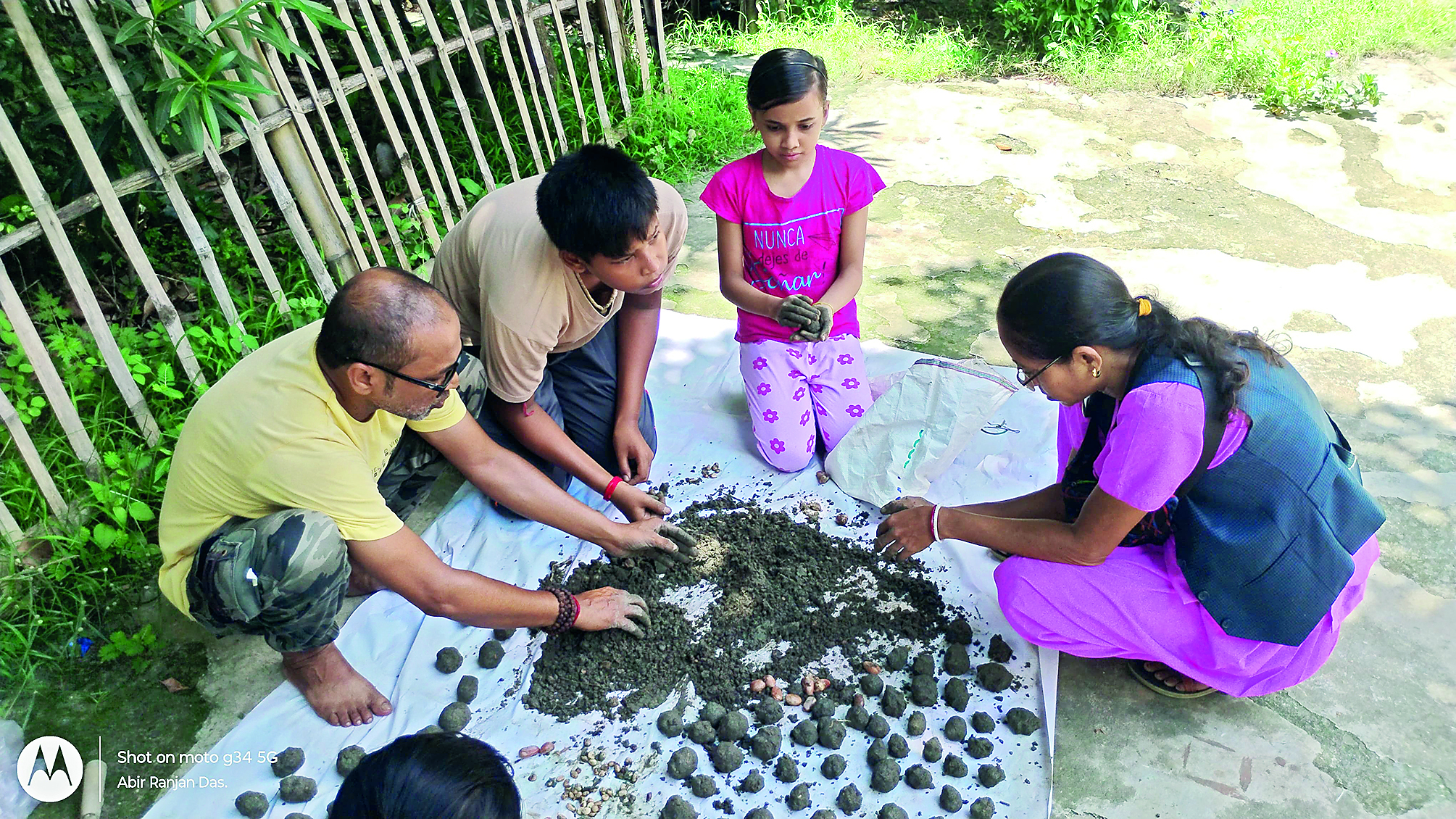 Green initiative: Environmentalists craft seed bombs in Balurghat Green initiative: Environmentalists craft seed bombs in Balurghat