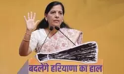 Sunita Kejriwal to embark on two-day election campaign in Haryana for AAP from Jul 27 Sunita Kejriwal to embark on two-day election campaign in Haryana for AAP from Jul 27