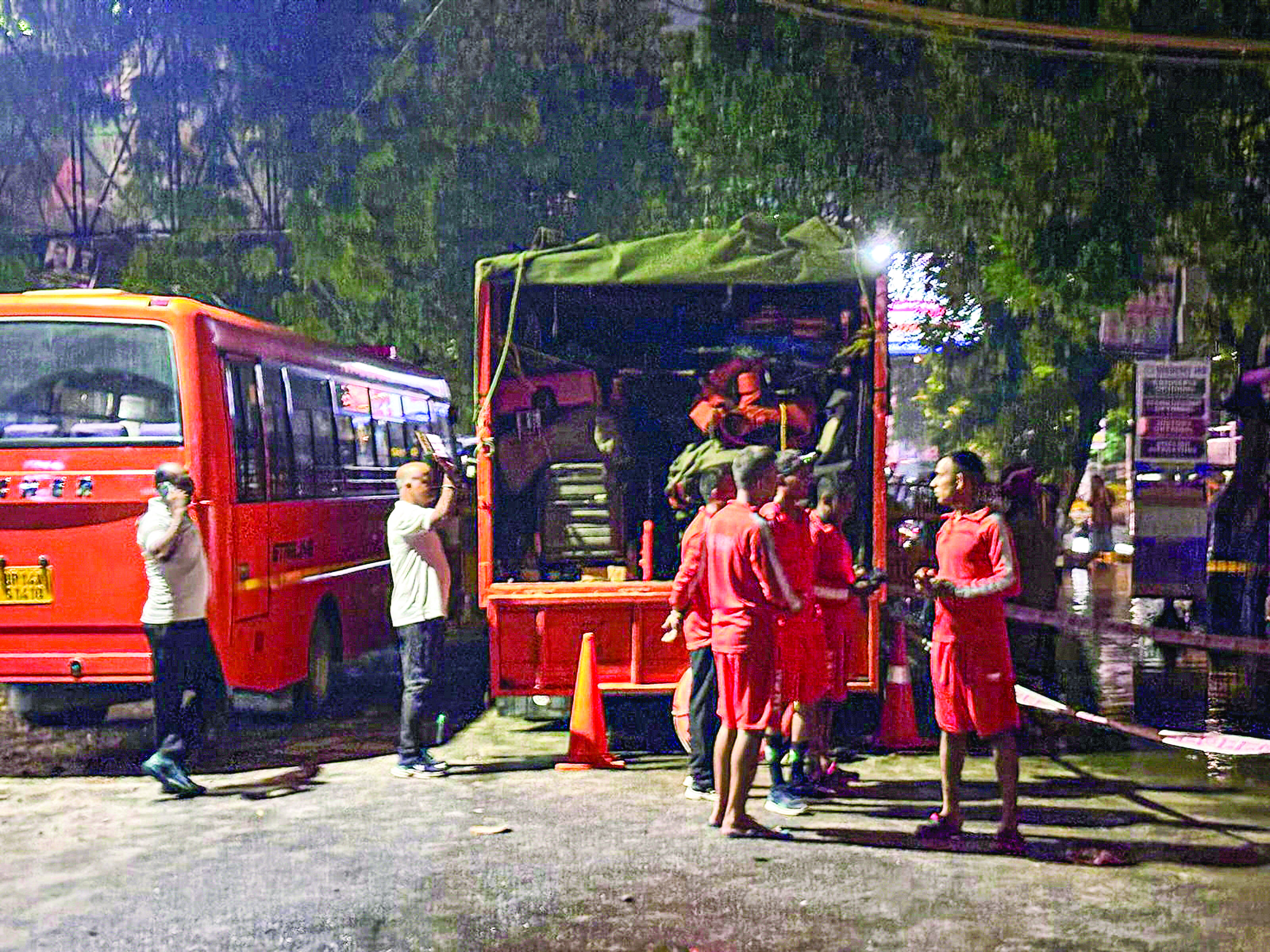 Two students die as water fills basement of coaching centre
