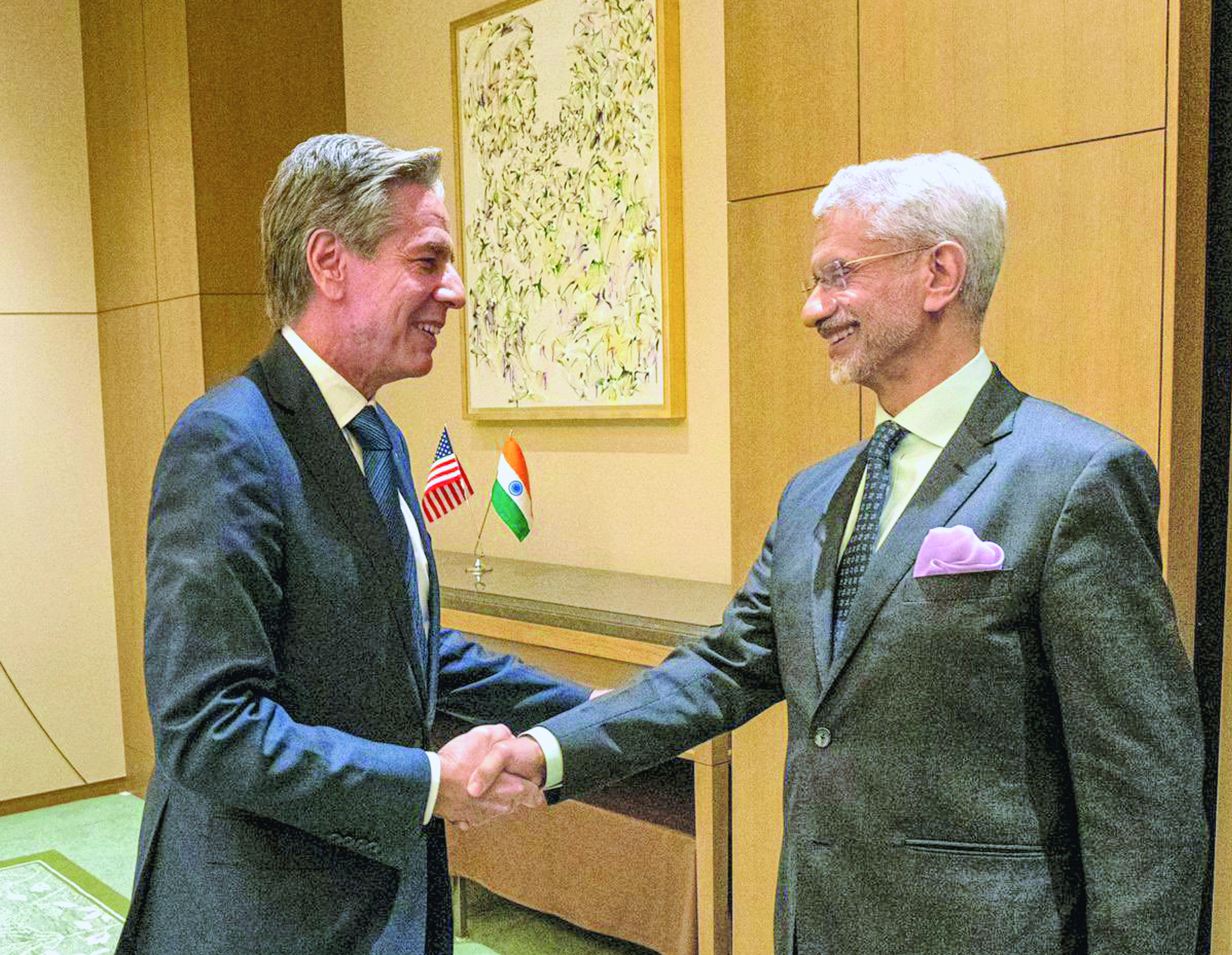 EAM Jaishankar holds talks with US Secretary of State Blinken in Tokyo