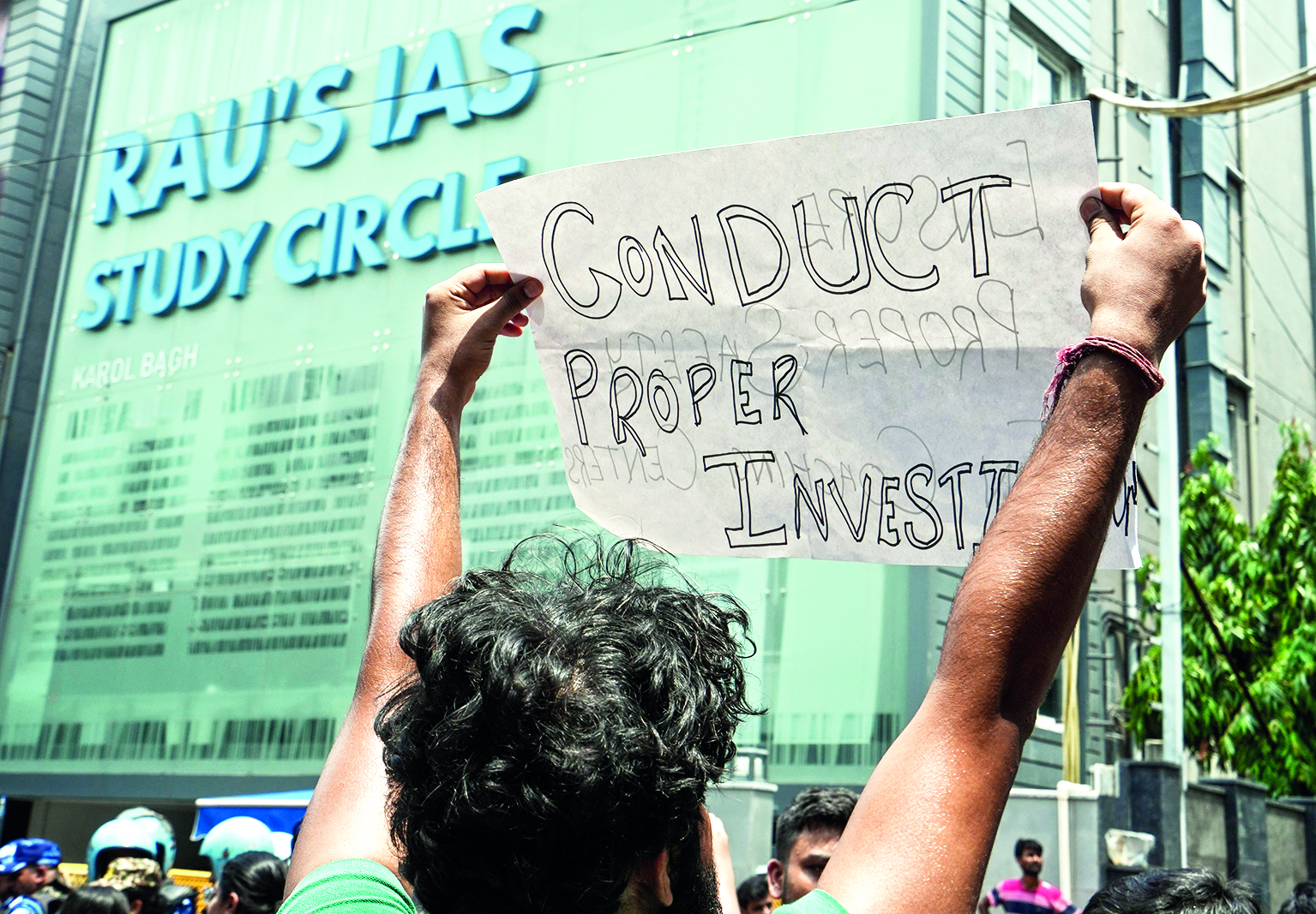 Students’ protest enters sixth day, many seen studying at site