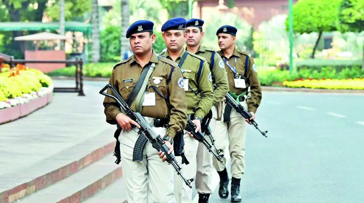 In a first, Delhi Police gives ‘duty cards’ to its personnel deployed outside Parliament In a first, Delhi Police gives ‘duty cards’ to its personnel deployed outside Parliament