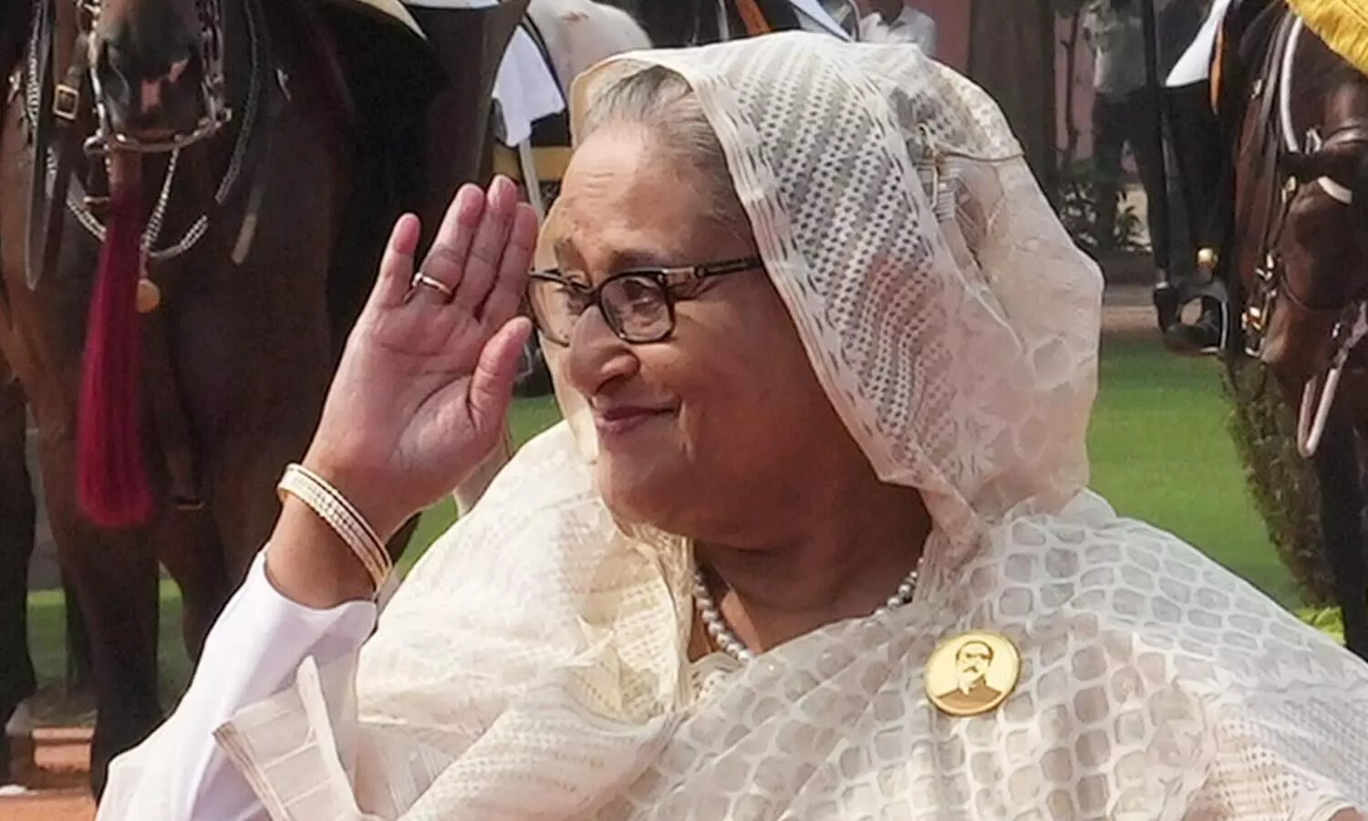Hasina to stay in Delhi for a little while, says her son