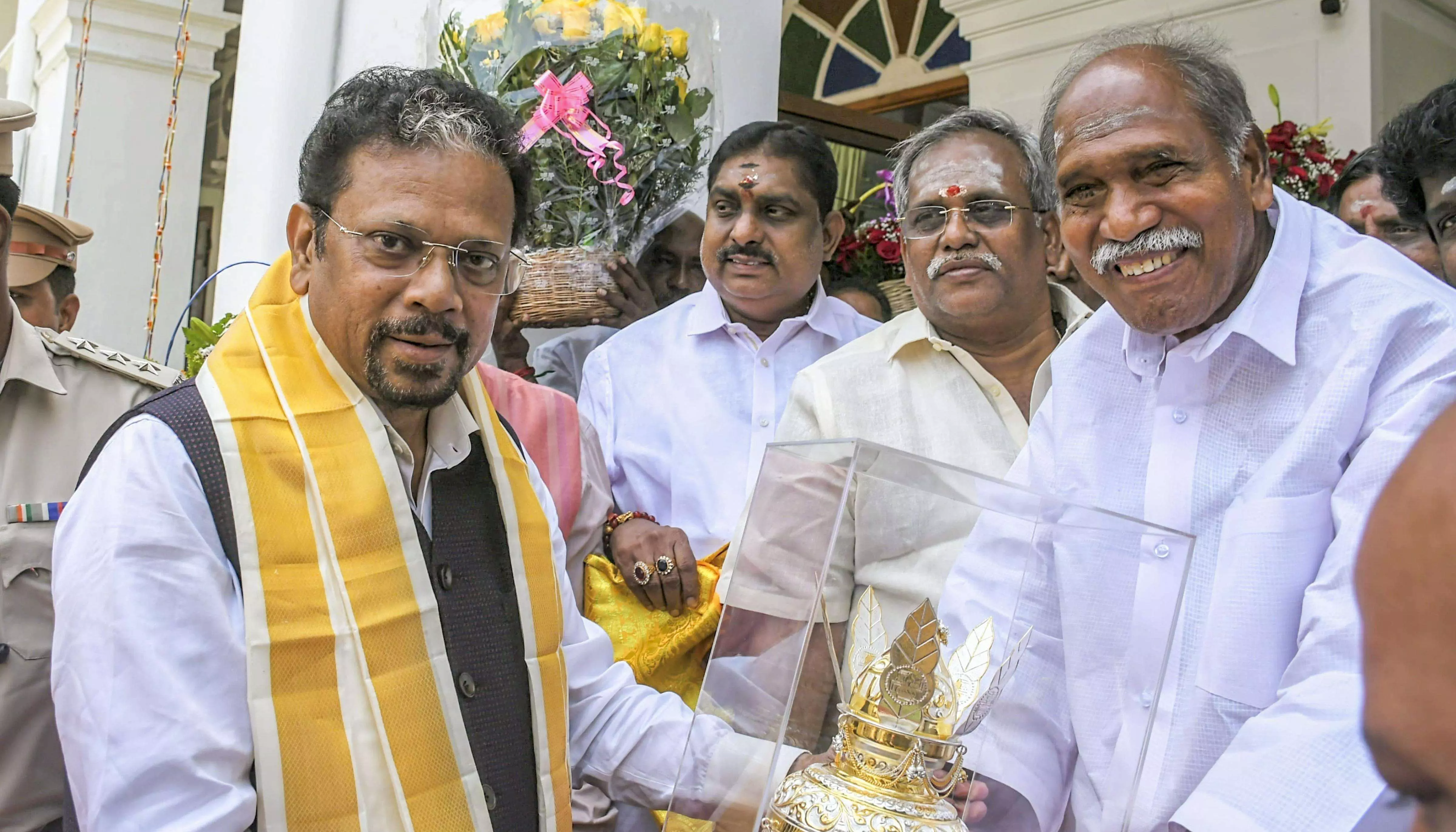Kailashnathan takes oath as Lt Governor of Puducherry Kailashnathan takes oath as Lt Governor of Puducherry