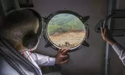 PM Modi carries out aerial survey of disaster-hit areas of Wayanad PM Modi carries out aerial survey of disaster-hit areas of Wayanad