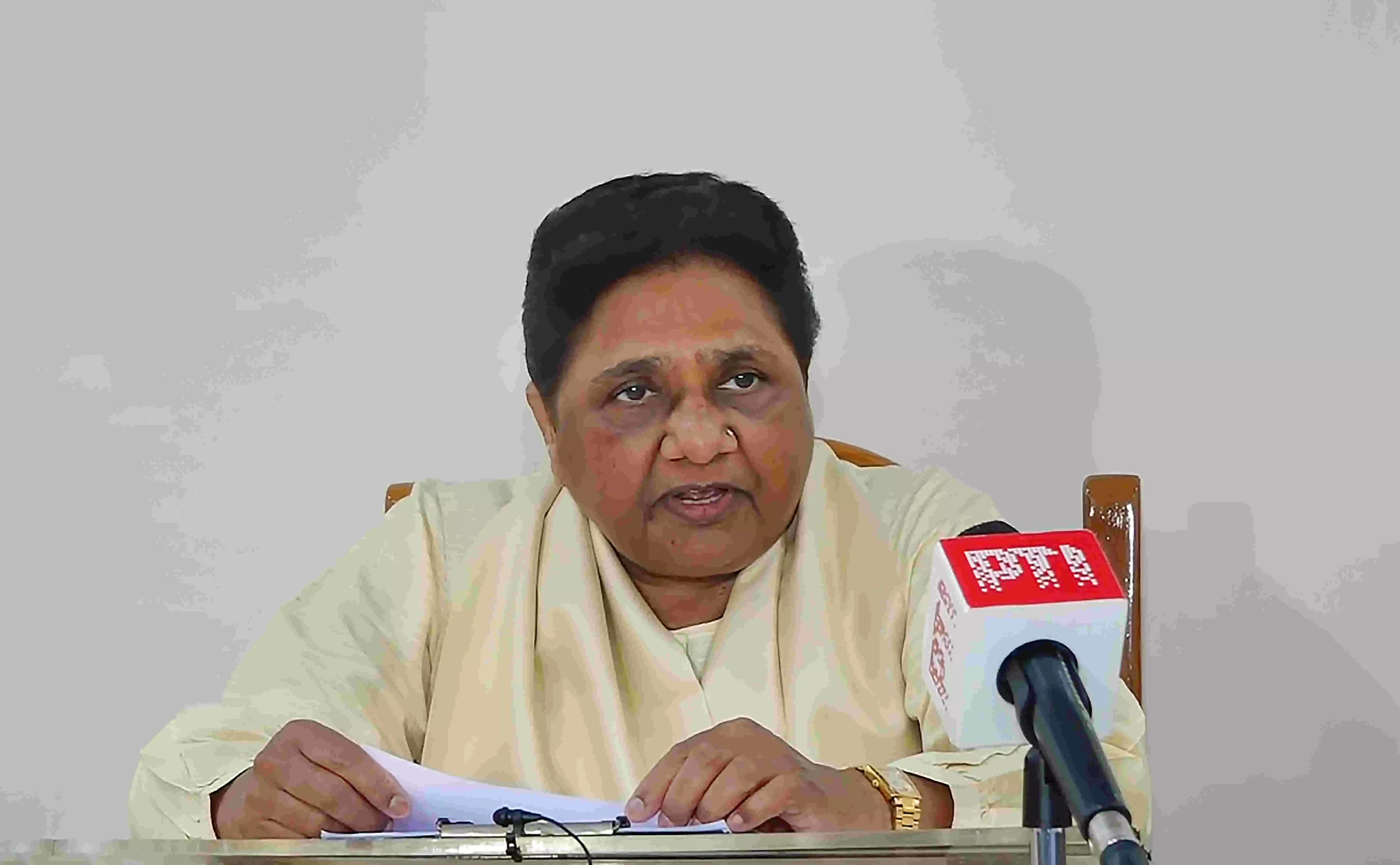 Cong yet to raise voice on creamy layer issue, seems to favour sub-classification within SC, ST: BSP Cong yet to raise voice on creamy layer issue, seems to favour sub-classification within SC, ST: BSP