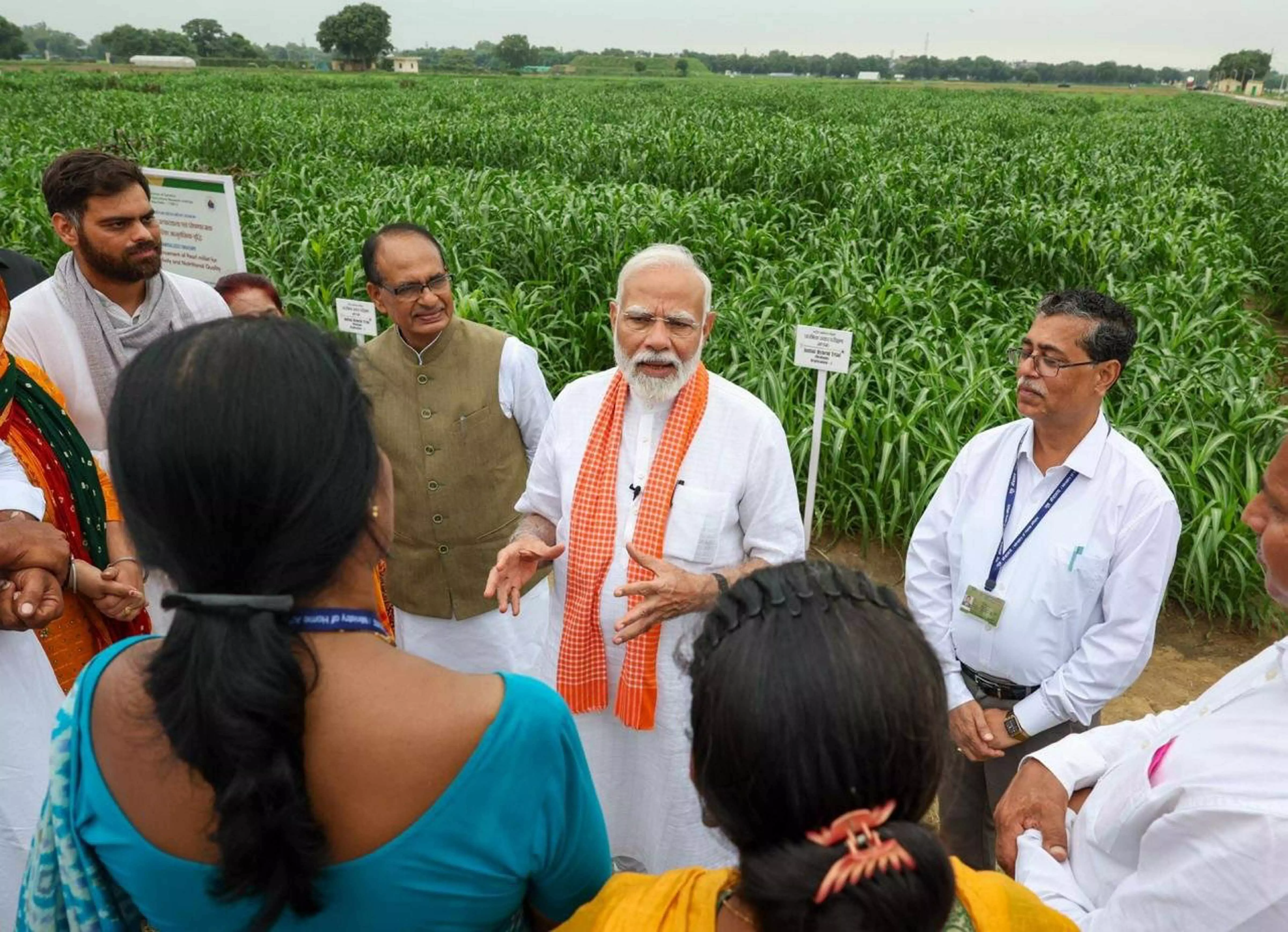 PM Modi releases climate-resilient seed varieties to increase productivity, farmers income PM Modi releases climate-resilient seed varieties to increase productivity, farmers income