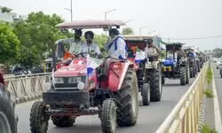 On Independence Day, farmers hold tractor marches in Punjab, Haryana On Independence Day, farmers hold tractor marches in Punjab, Haryana
