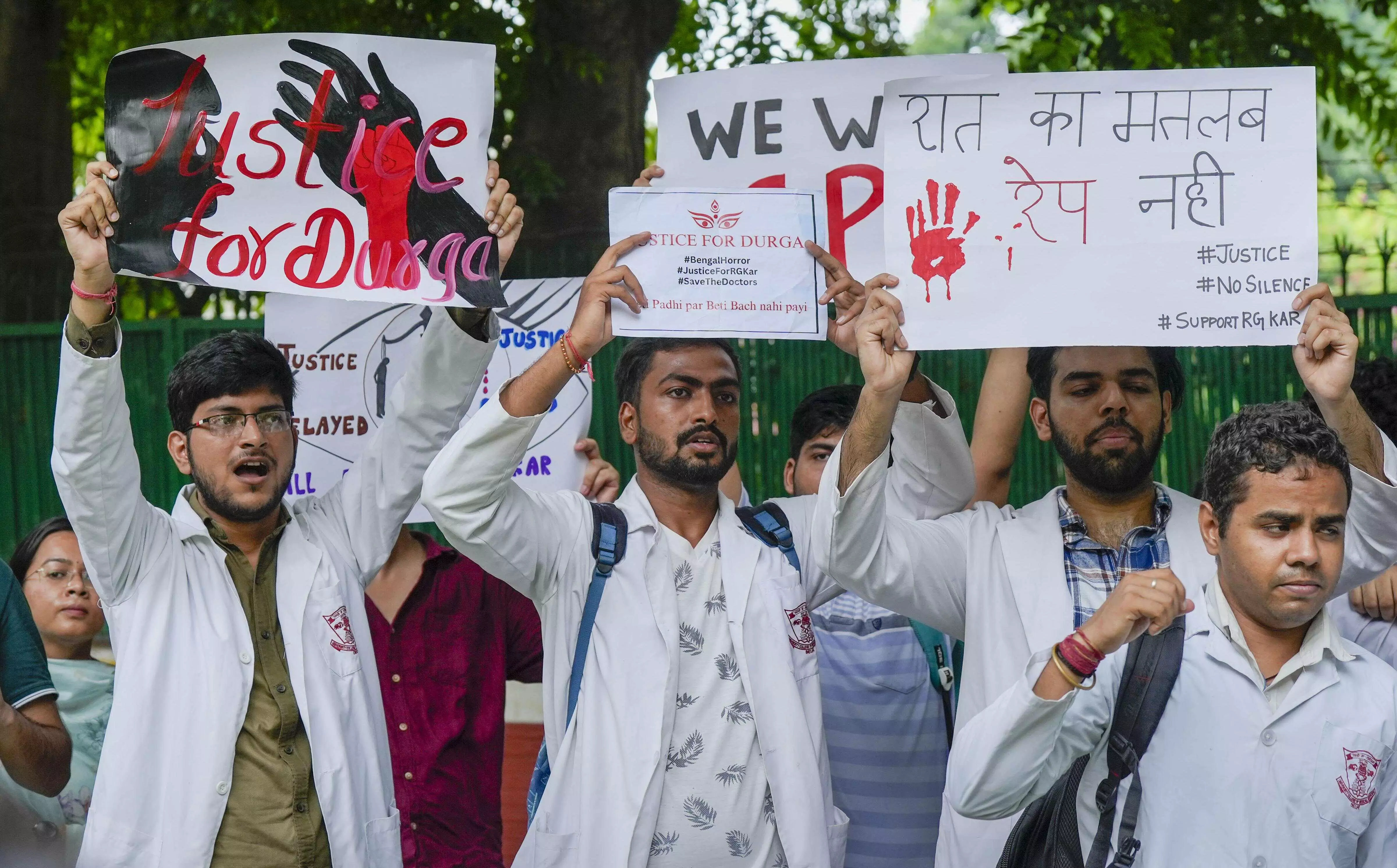 Doctors offer elective OPD services outside Nirman Bhawan in Delhi