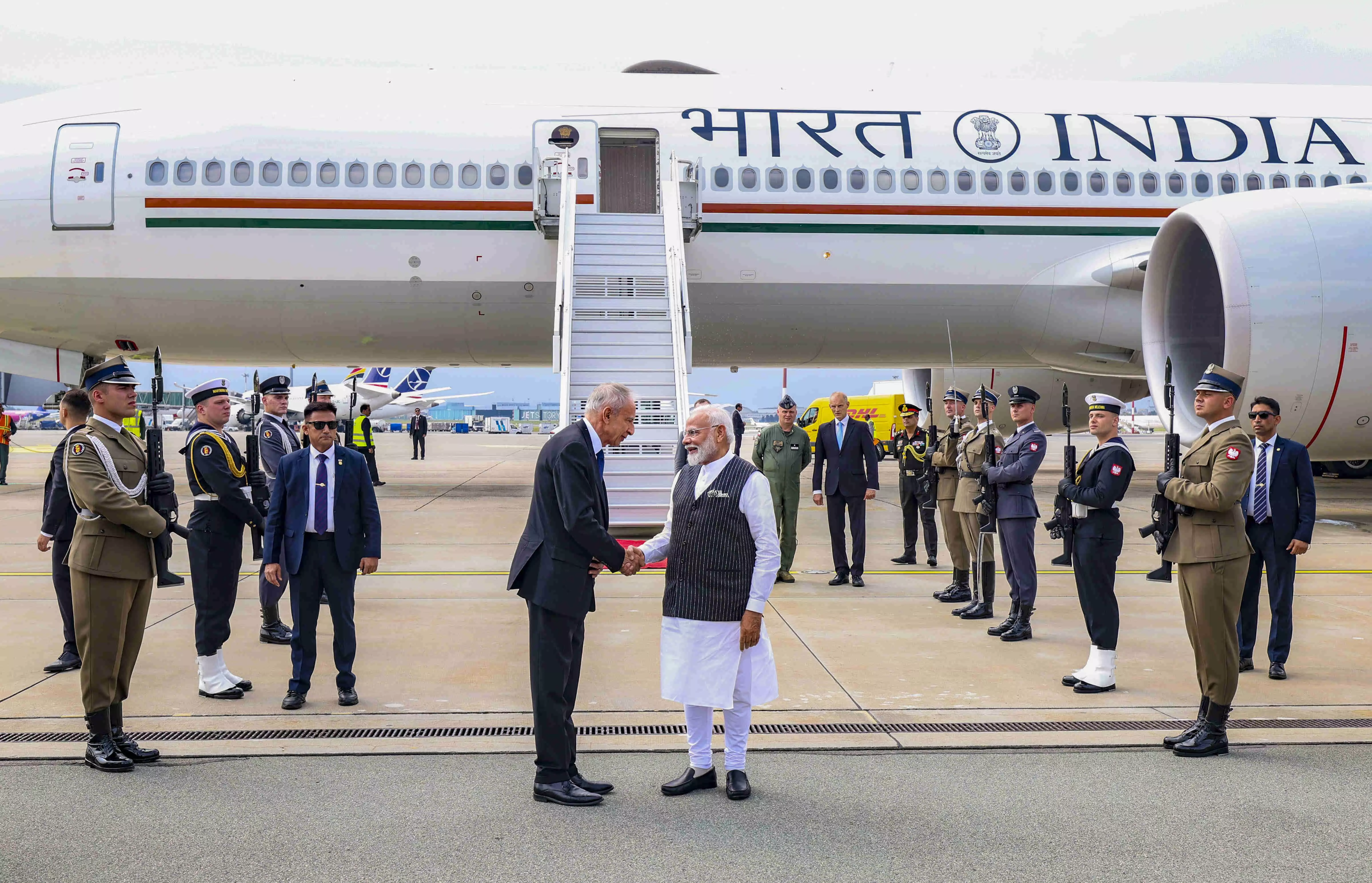 PM Modi arrives in Warsaw, says Poland visit will add momentum to bilateral friendship