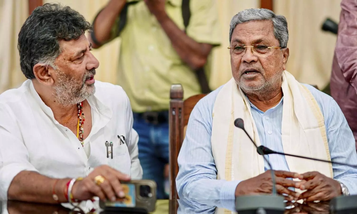 Siddaramaiah, Shivakumar in Delhi to discuss MUDA scam with Congress high command