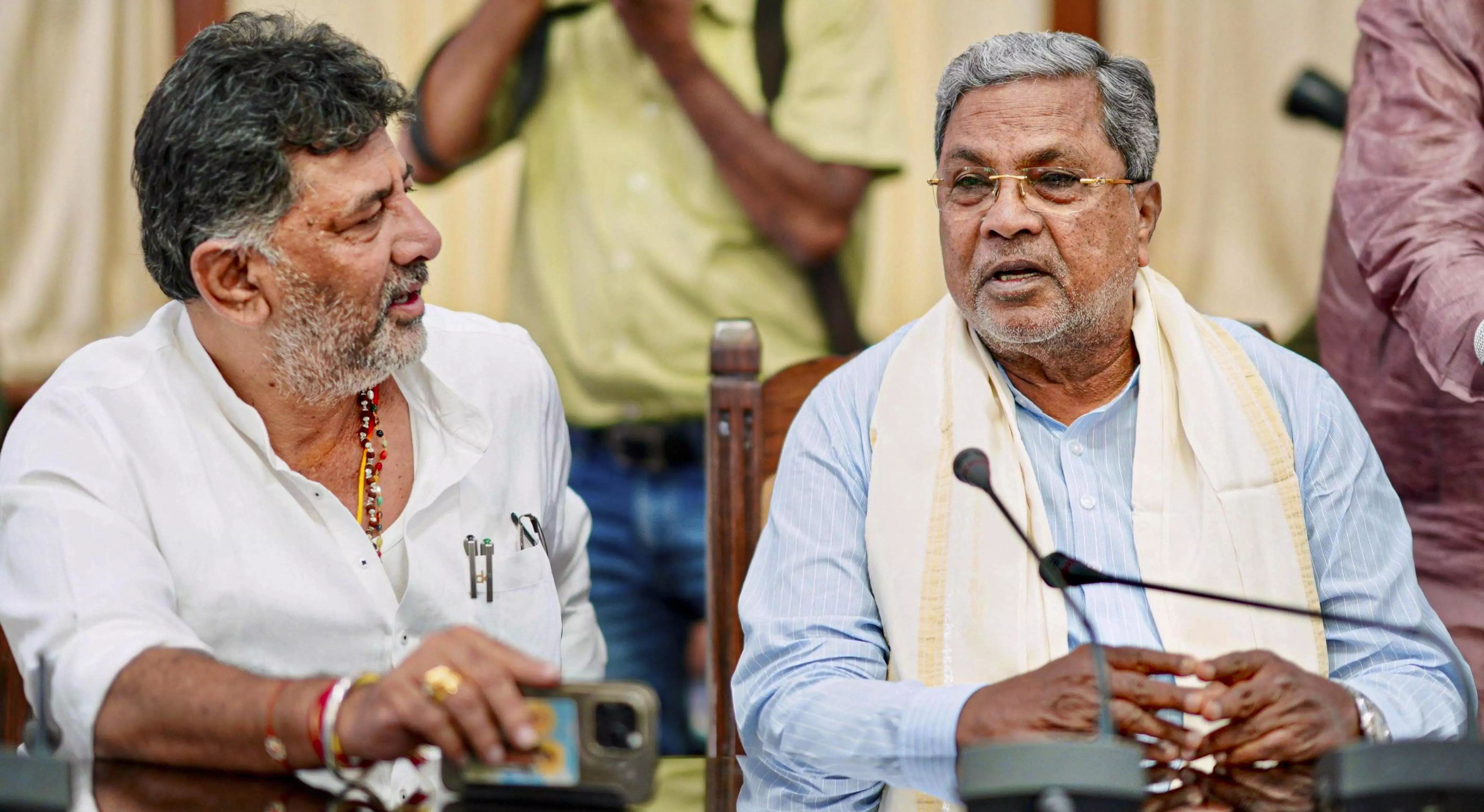 Siddaramaiah, Shivakumar in Delhi to discuss MUDA scam with Congress high command