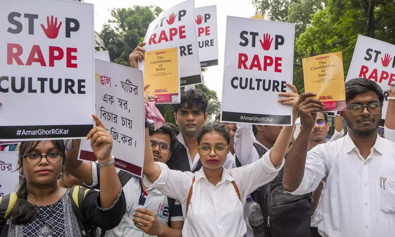 Doctor murder: App cab drivers stage protest rally
