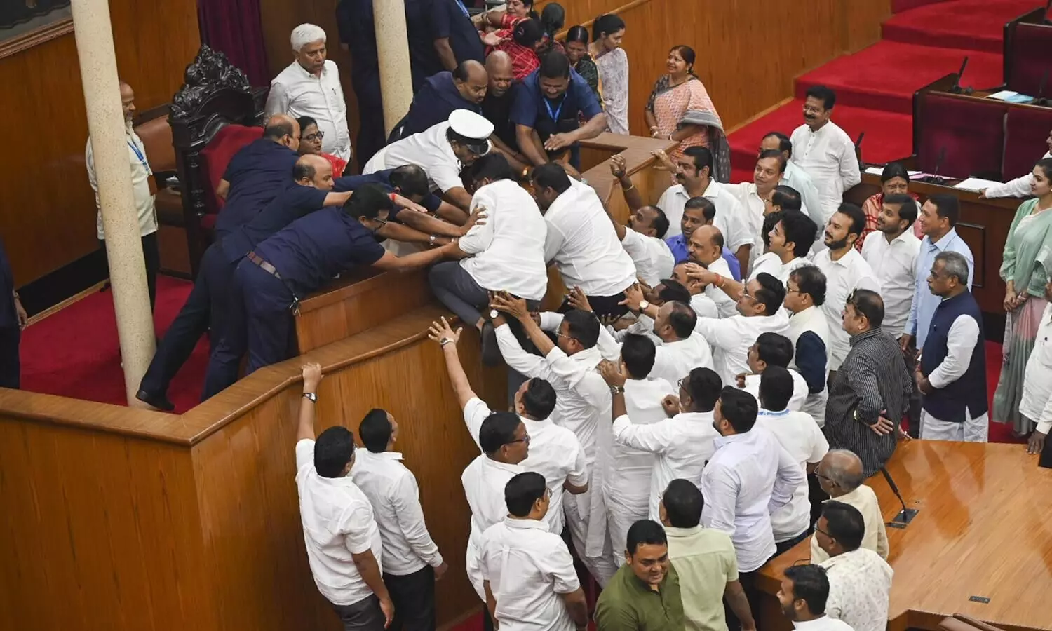 Ruckus in Odisha Assembly over quota for ST, SC & OBC students