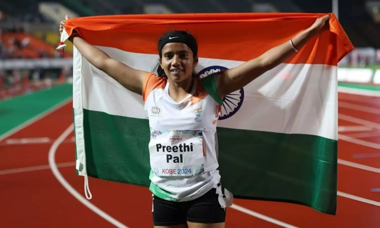 Preethi Pal wins bronze in womens T35 100m event