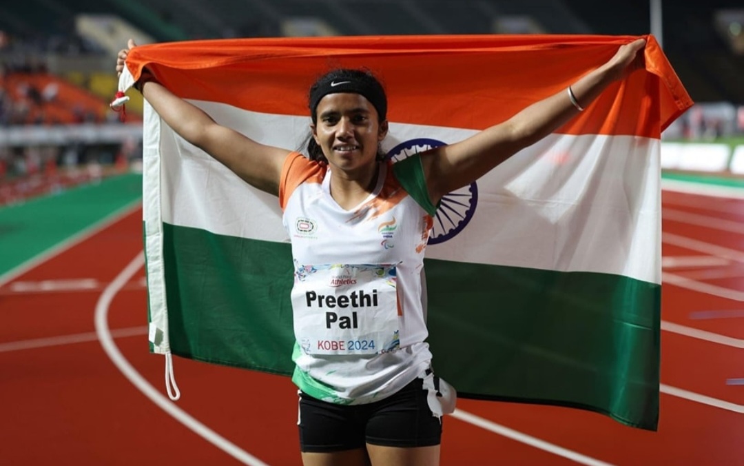 Preethi Pal wins bronze in womens T35 100m event Preethi Pal wins bronze in womens T35 100m event