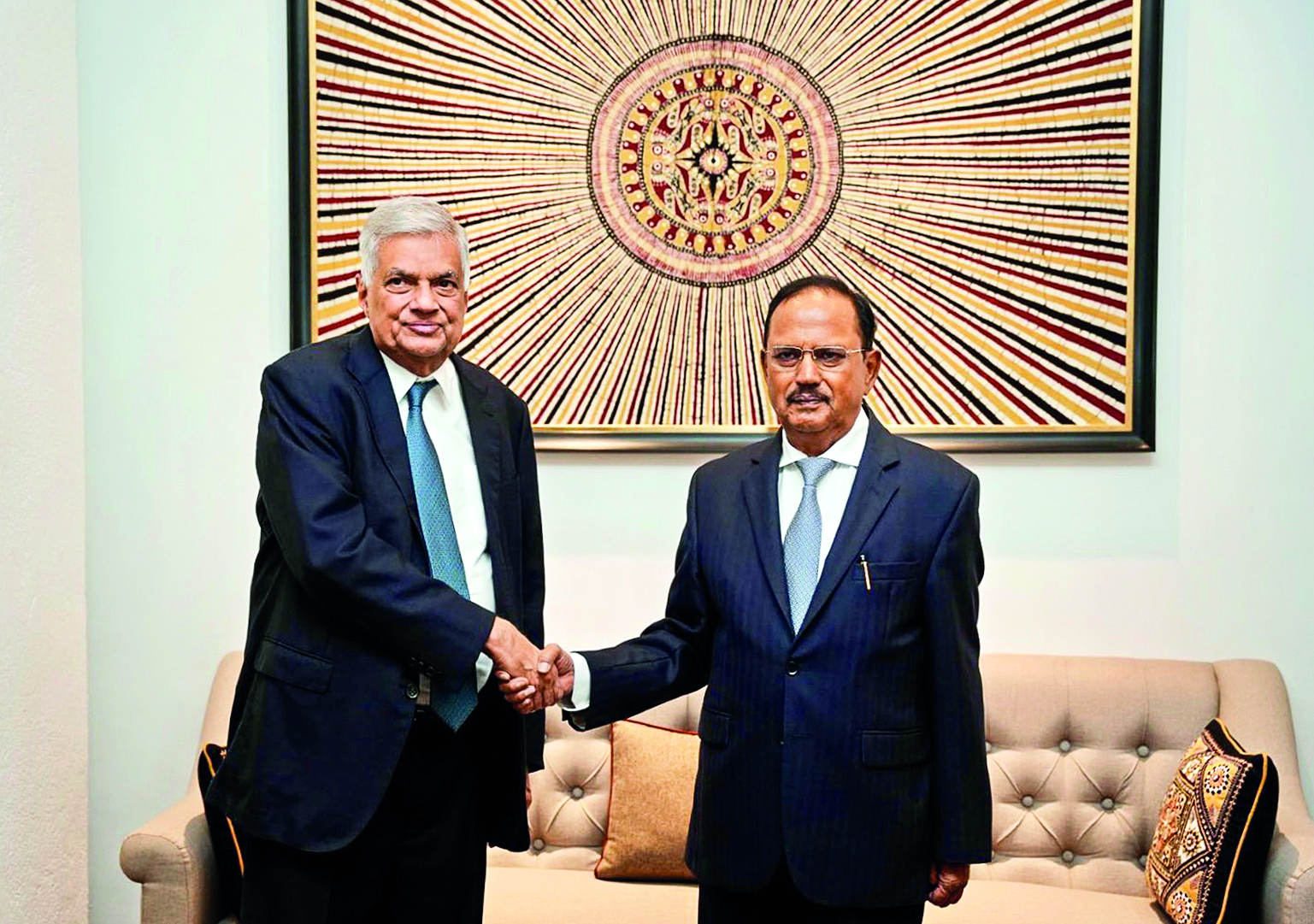 NSA Doval meets Lankan president, other leaders for political consultations