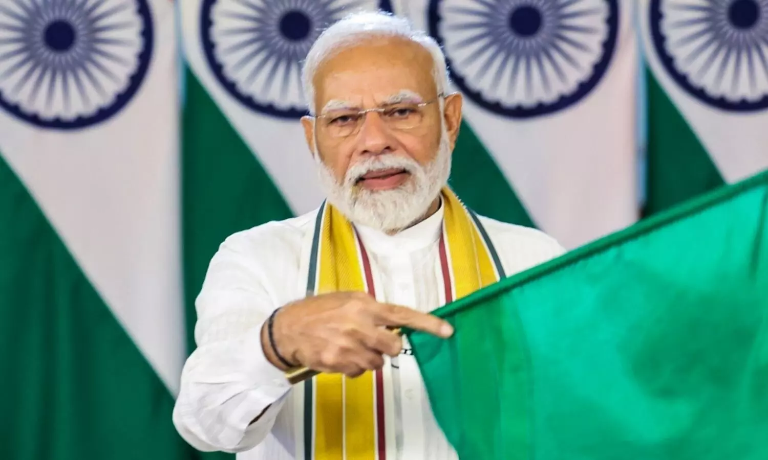 PM flags off 3 Vande Bharat trains; pledges to ensure comfort for all
