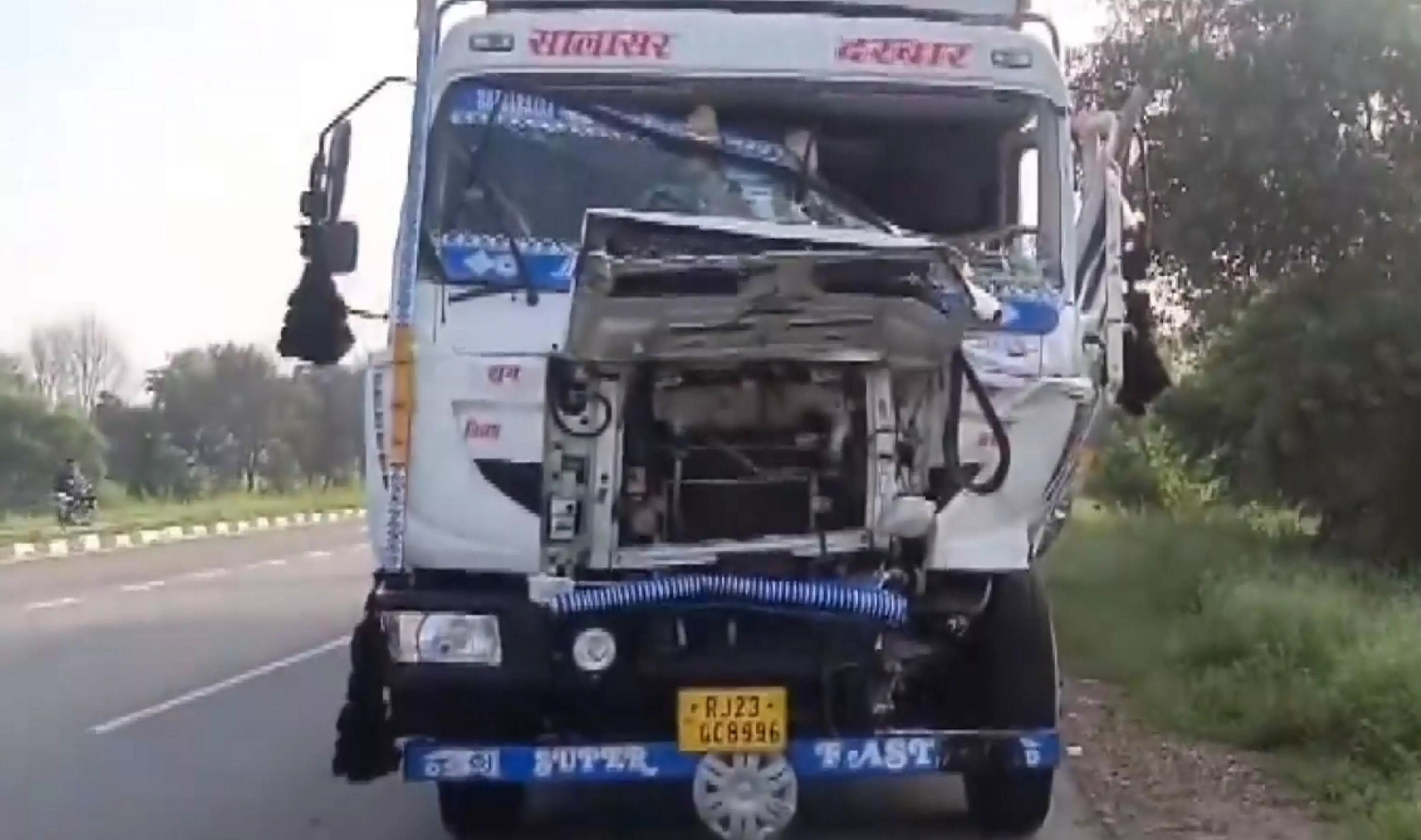 Eight devotees killed, 10 injured as truck hits stationary vehicle in Haryana