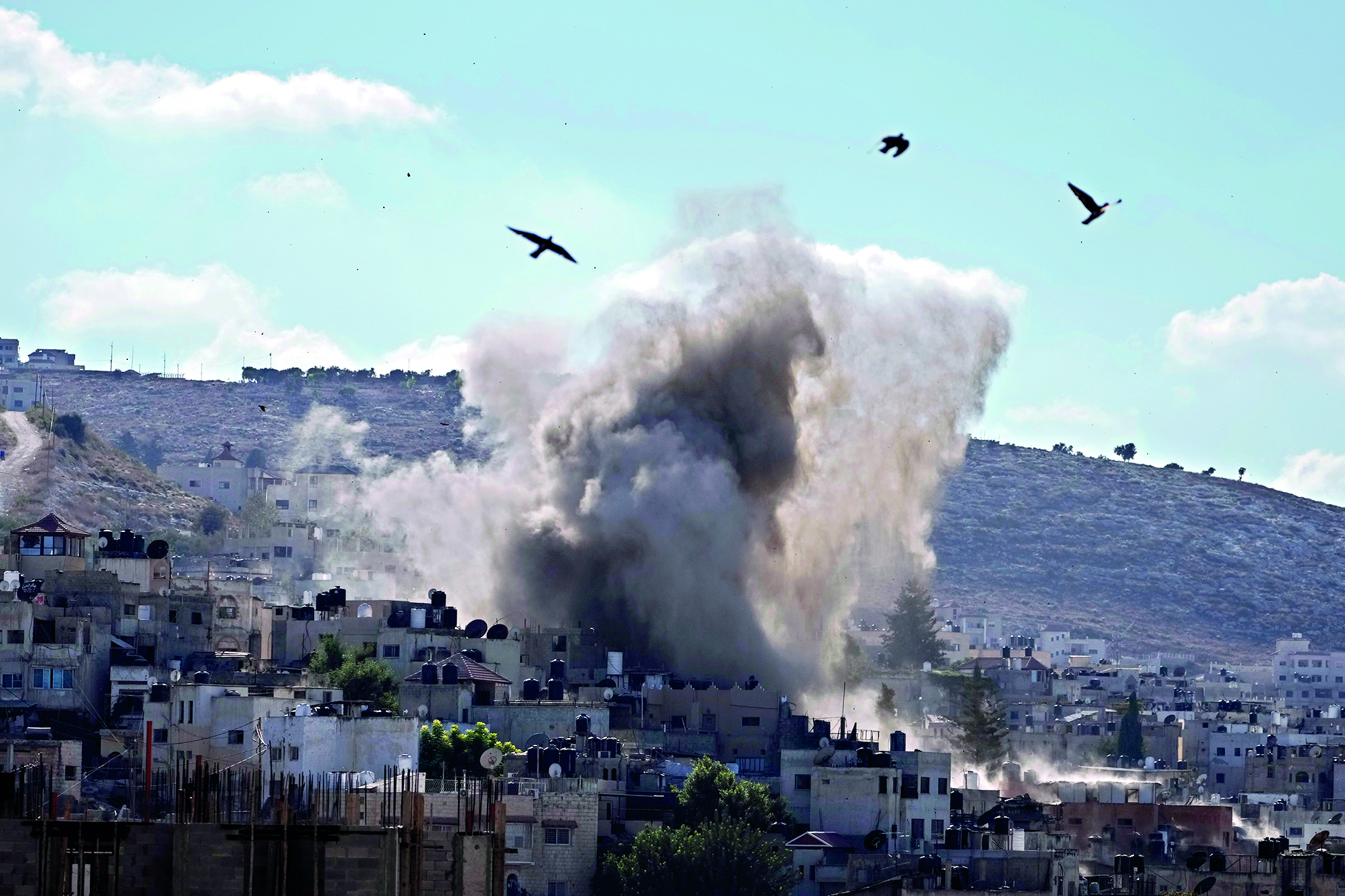 ‘Israeli strikes leave 18 dead in the biggest toll since war in Gaza began’