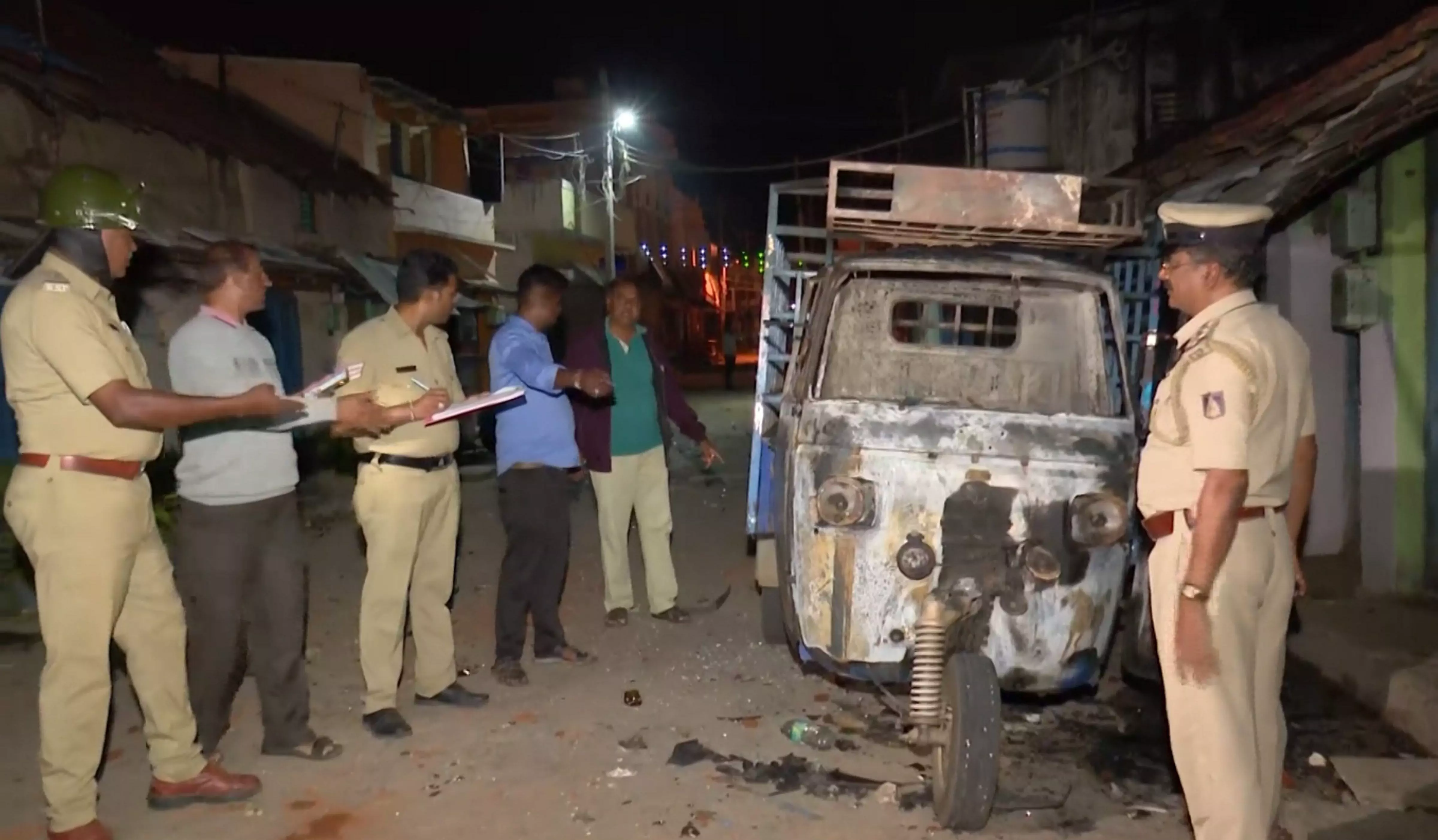 Police inspector suspended, 3 more held over violence in Karnataka town Police inspector suspended, 3 more held over violence in Karnataka town