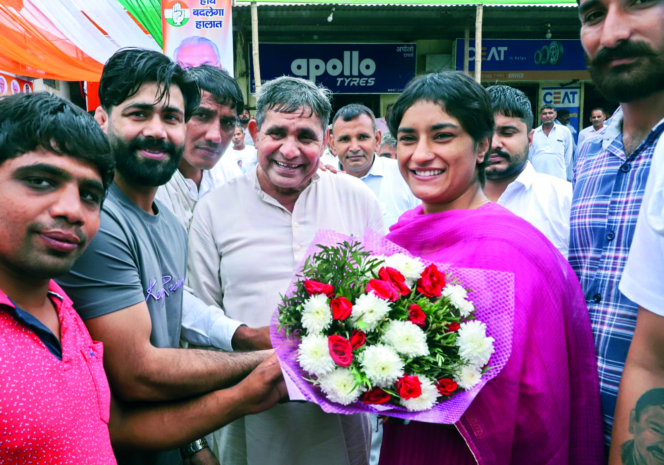 Wrestler vs wrestler vs pilot: Electoral debutants gear up for high-profile contest in Julana