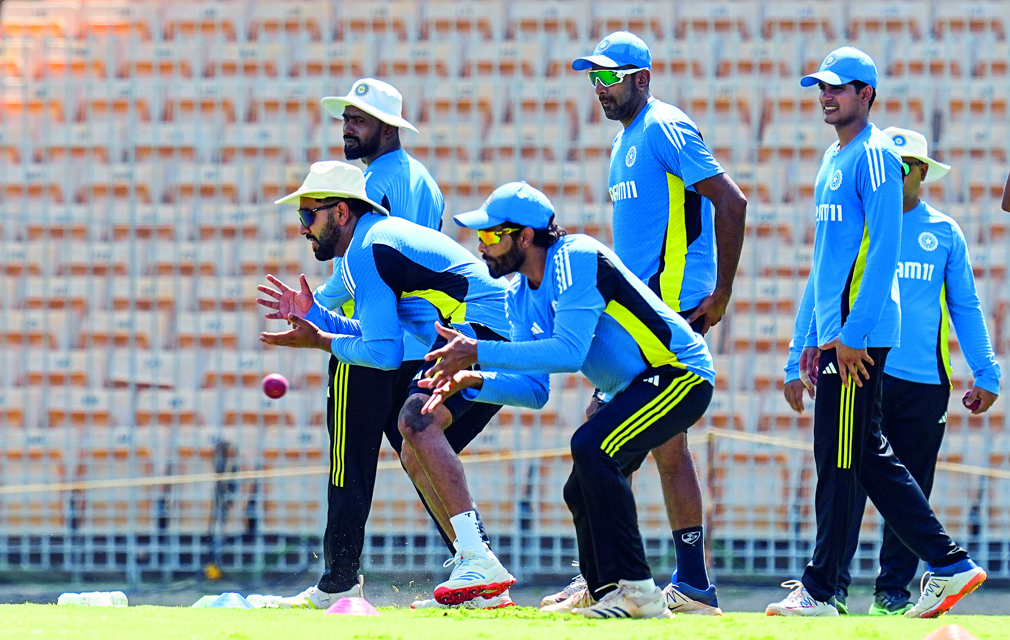 Rohit and Co sweat it out in 3rd training session in Chennai Rohit and Co sweat it out in 3rd training session in Chennai