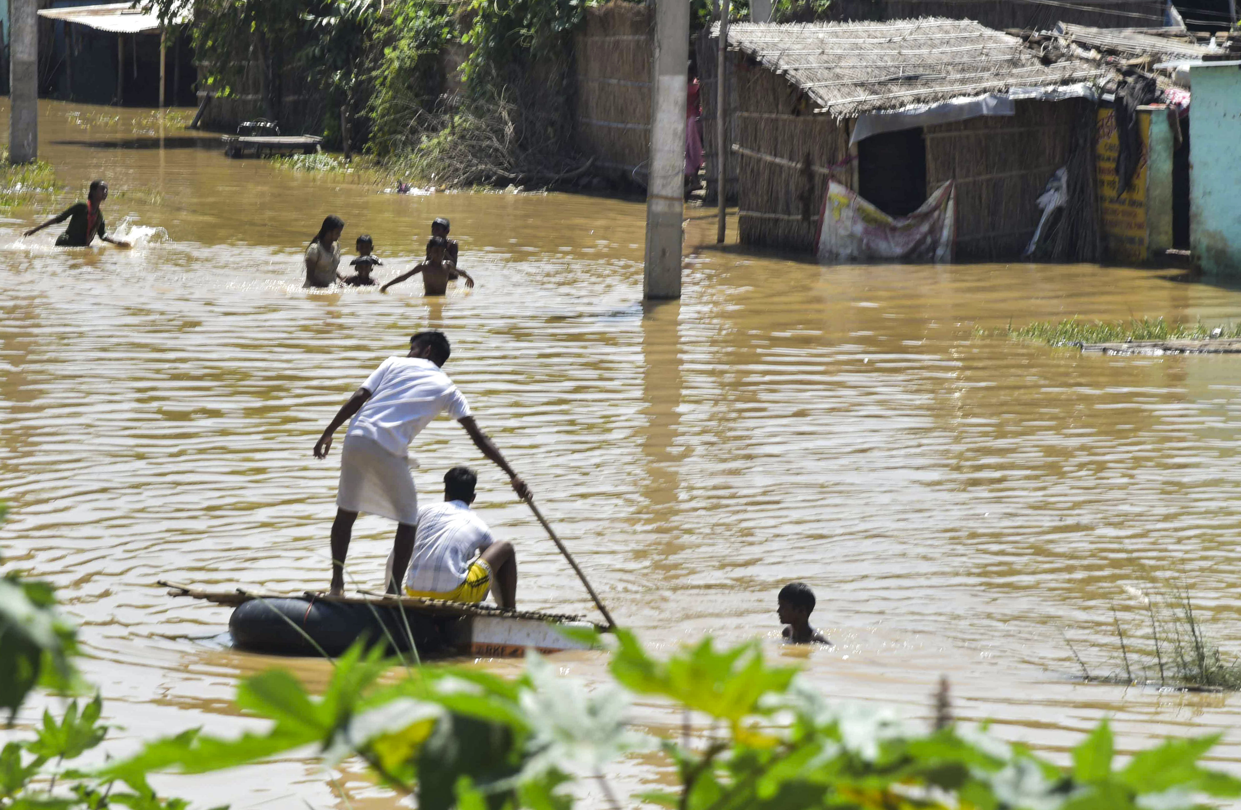 Flood-like situation in Bihar: CM inspects affected areas, 5 lives lost so far