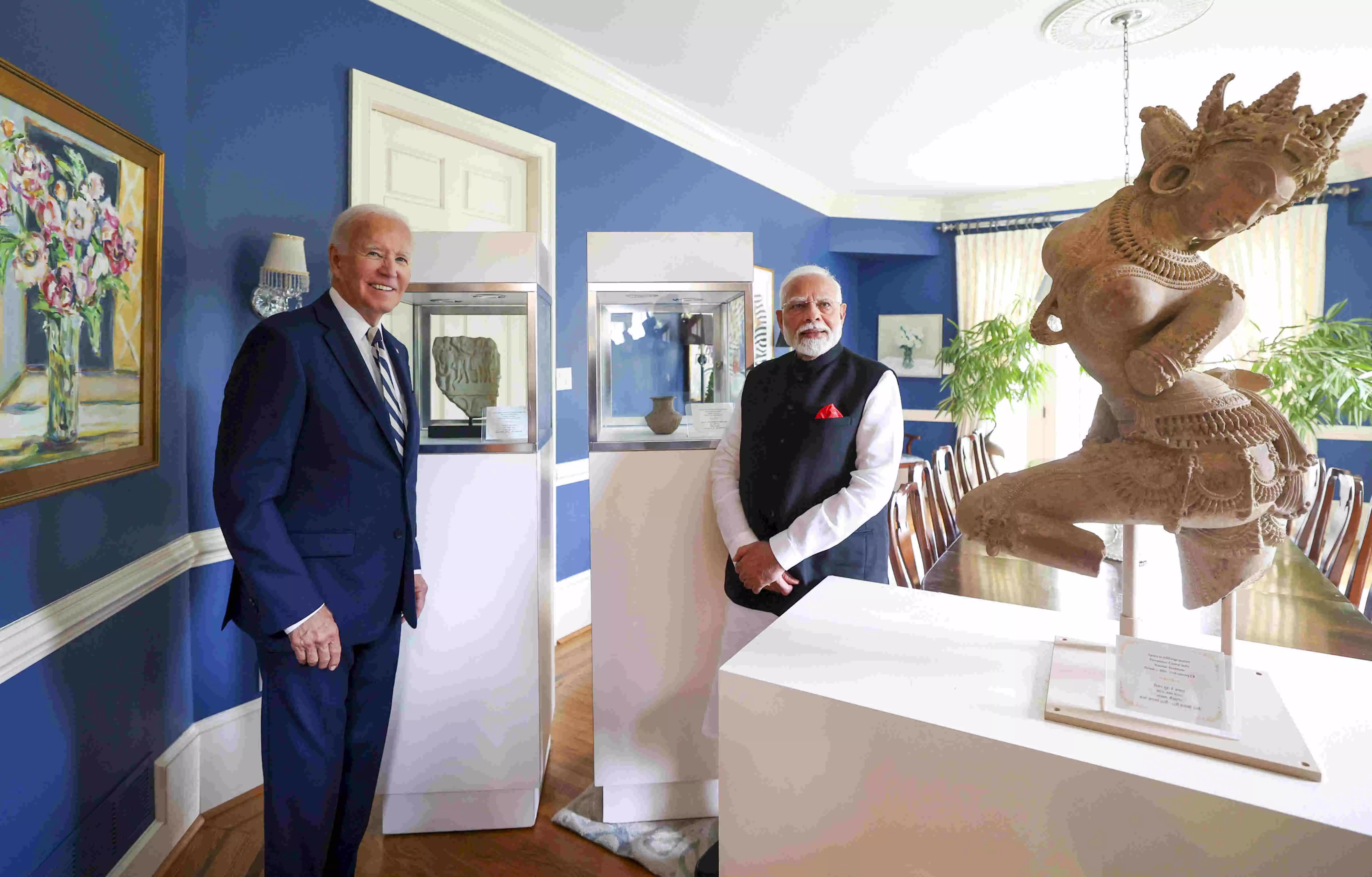 US to return 297 Indian antiquities following Modis visit