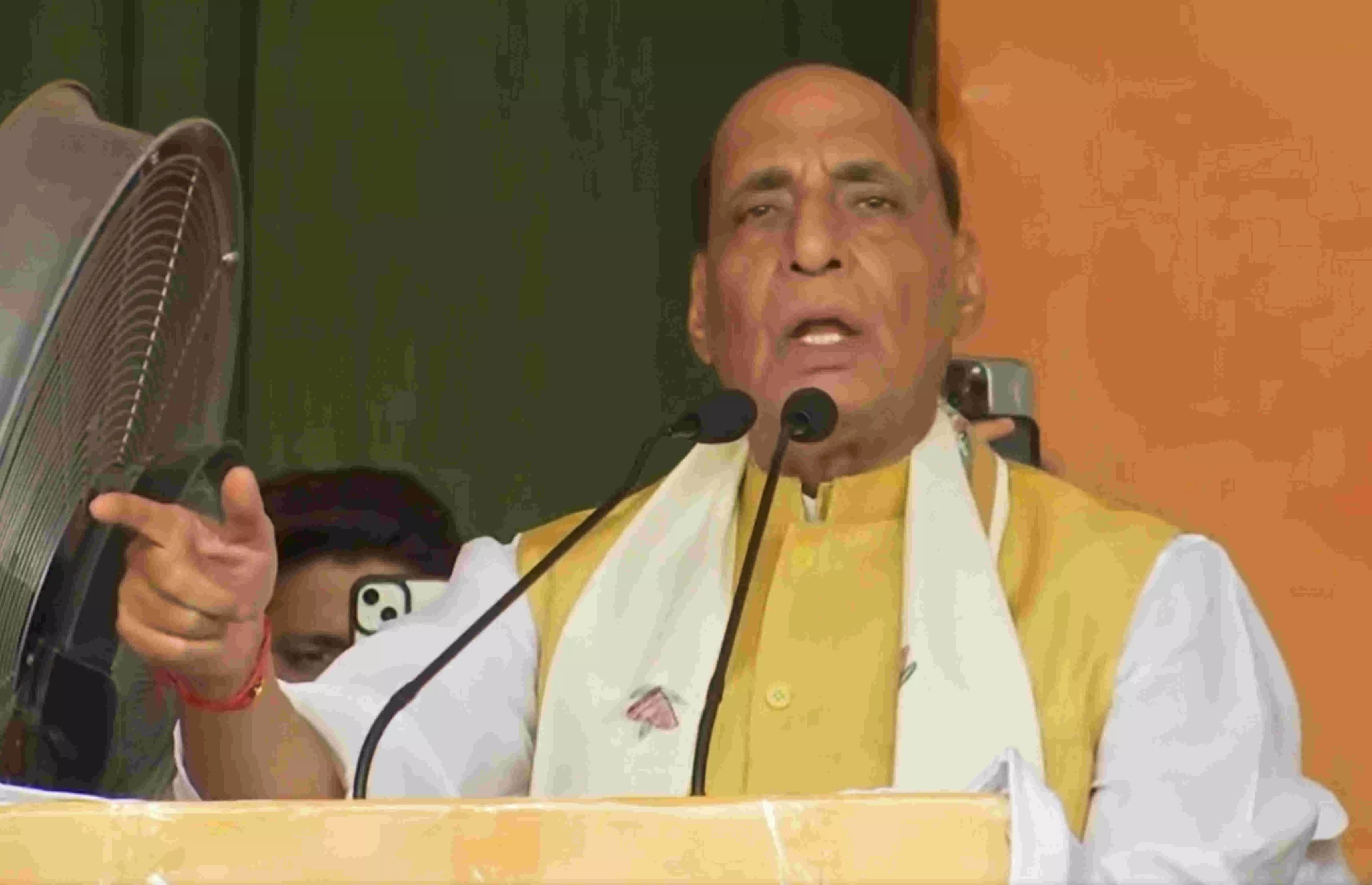 Will try to build consensus on ‘one nation, one election’ in Parliament: Rajnath Singh Will try to build consensus on ‘one nation, one election’ in Parliament: Rajnath Singh