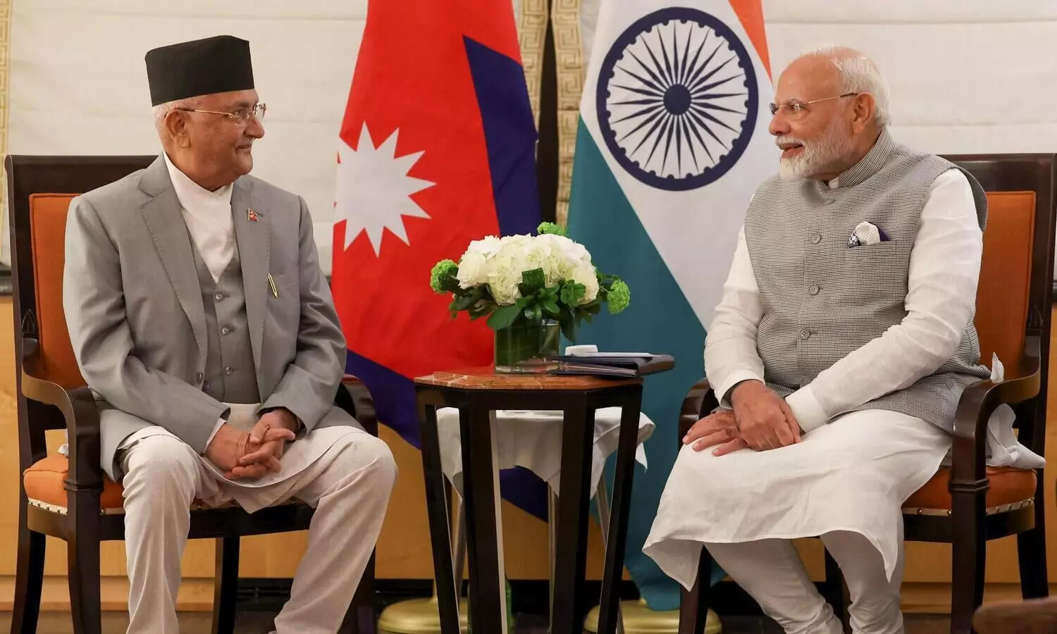 PM Modi meets global leaders including Nepalese counterpart & Palestinian President in New York