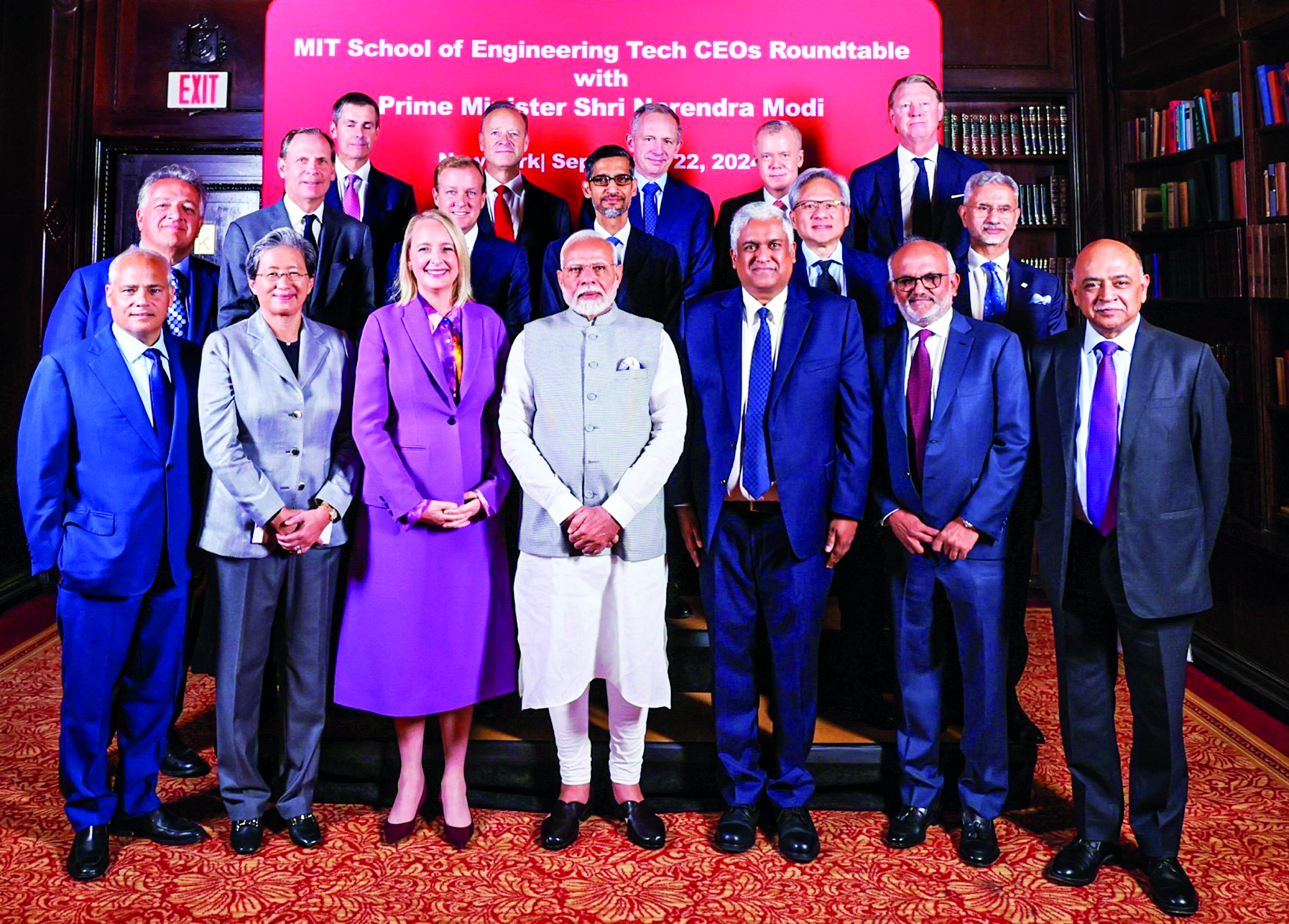 Modi urges global tech CEOs to be part of India growth story