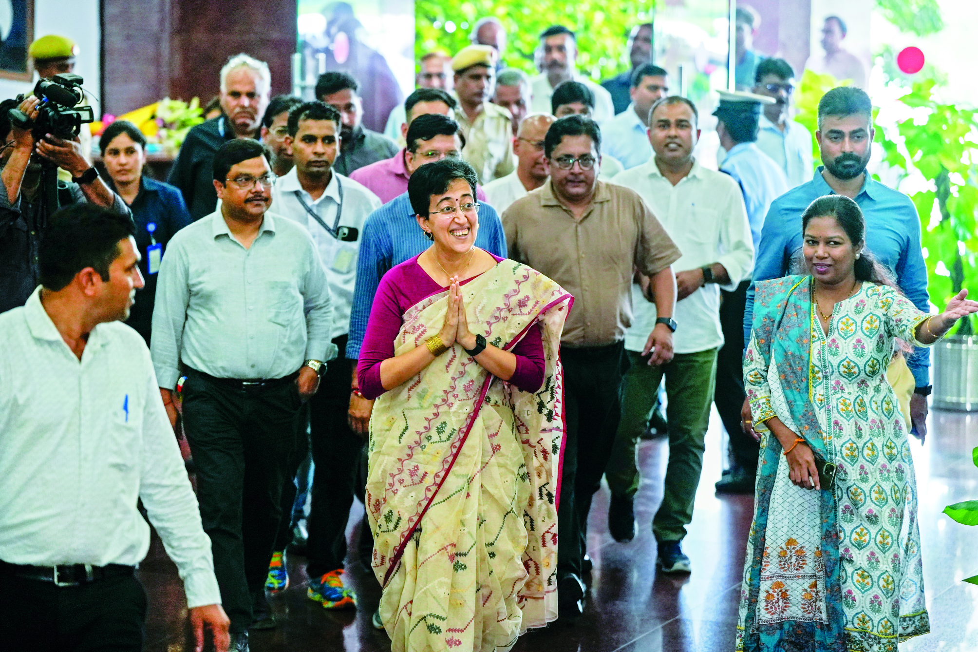 AAP leader Atishi takes charge as eighth chief minister of Delhi