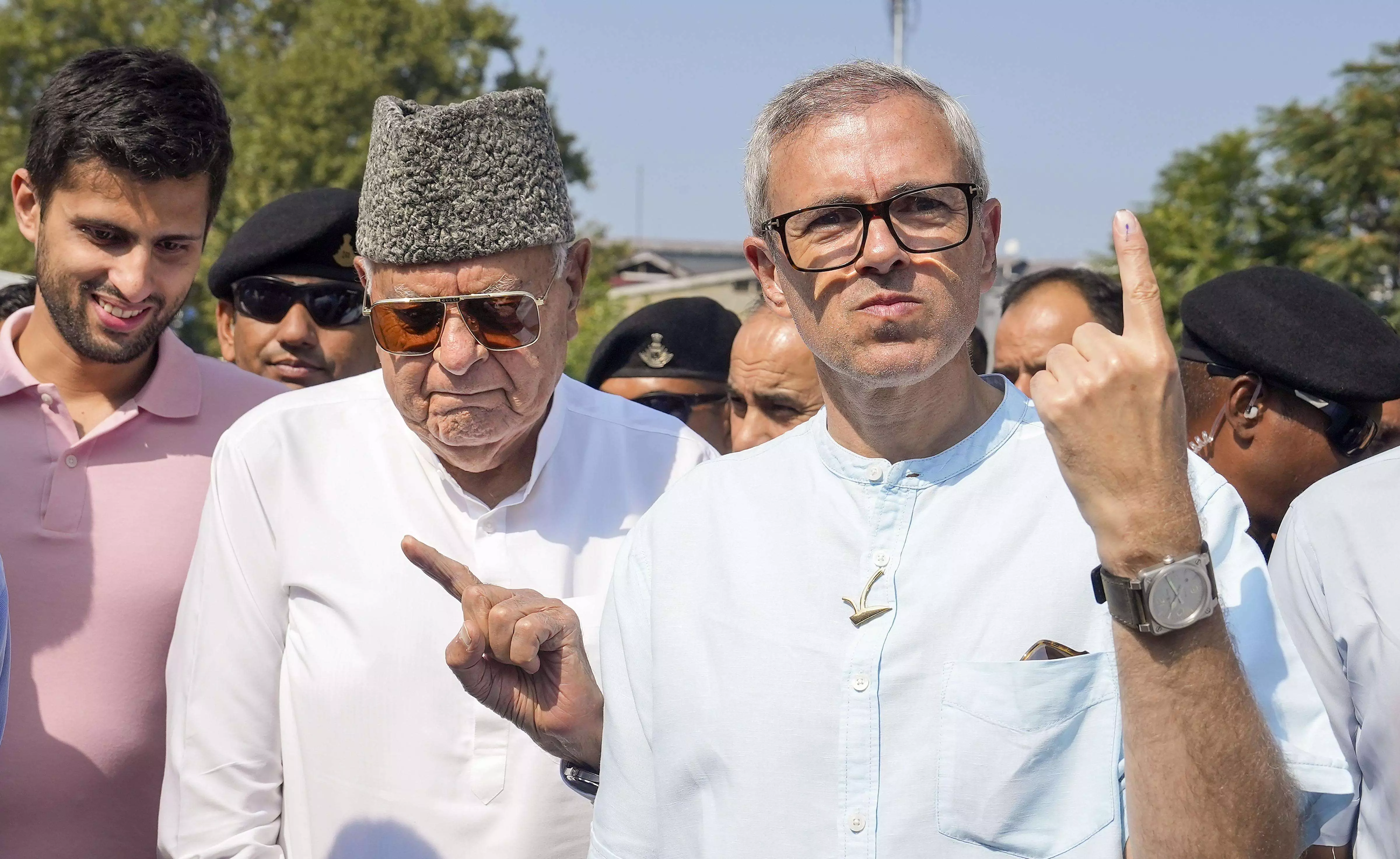 Omar blames Centre for low voter turnout in second phase of J-K polls Omar blames Centre for low voter turnout in second phase of J-K polls