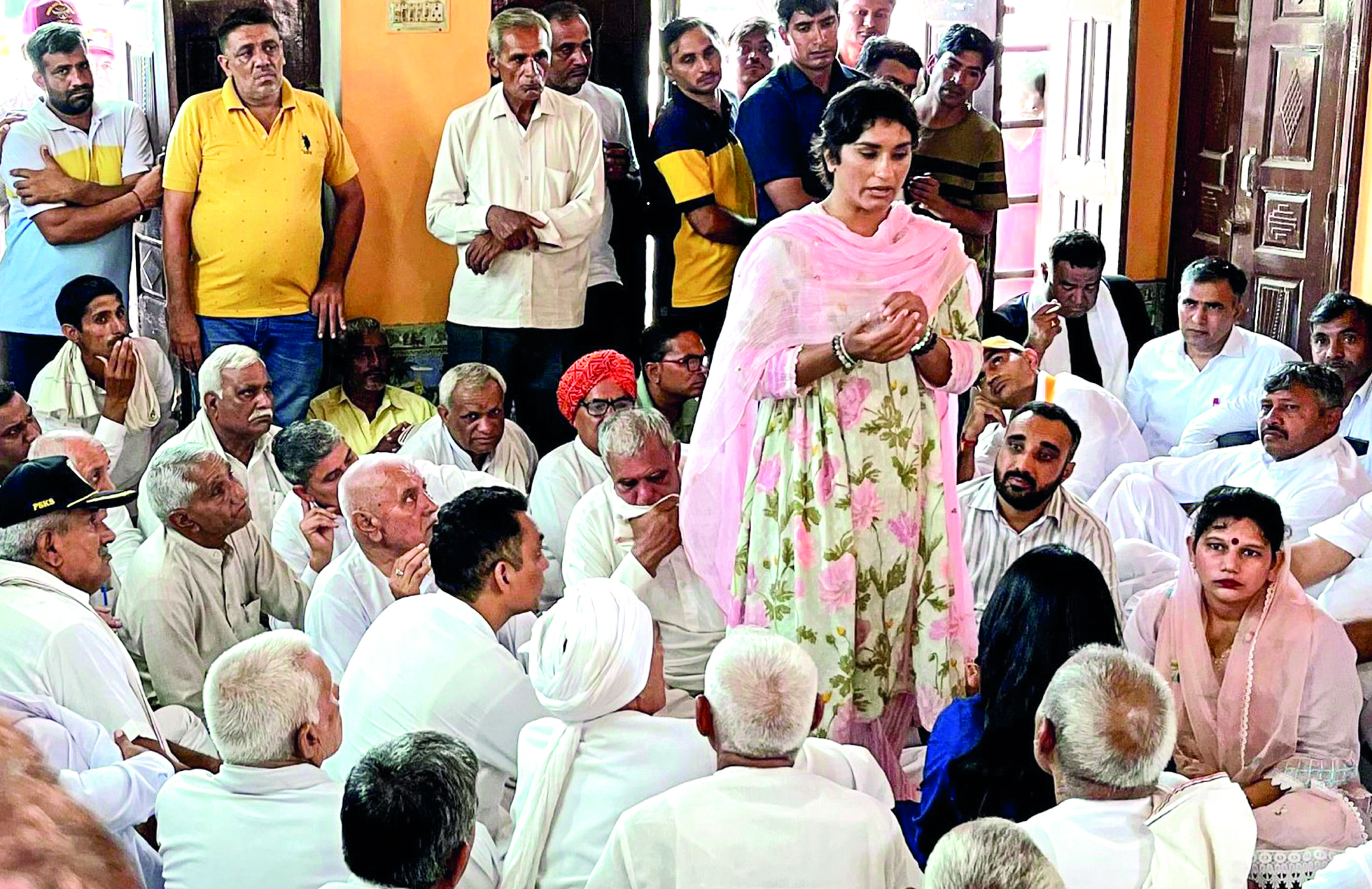 Haryana polls: Young women wrestlers pin hope on Vinesh Phogat for safety, return to akhada Haryana polls: Young women wrestlers pin hope on Vinesh Phogat for safety, return to akhada