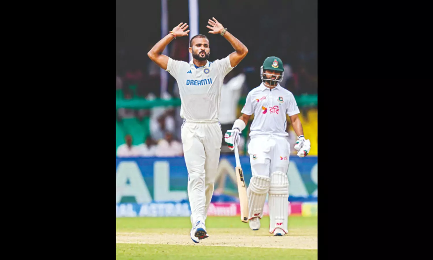 Akash Deep, Ashwin keep India ahead on rain-hit Day 1 of 2nd Test