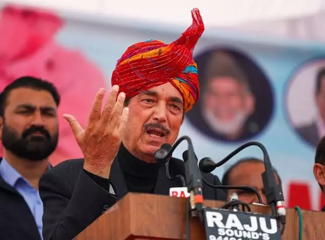 Article 370 can be restored only by Govt of India: Azad Article 370 can be restored only by Govt of India: Azad