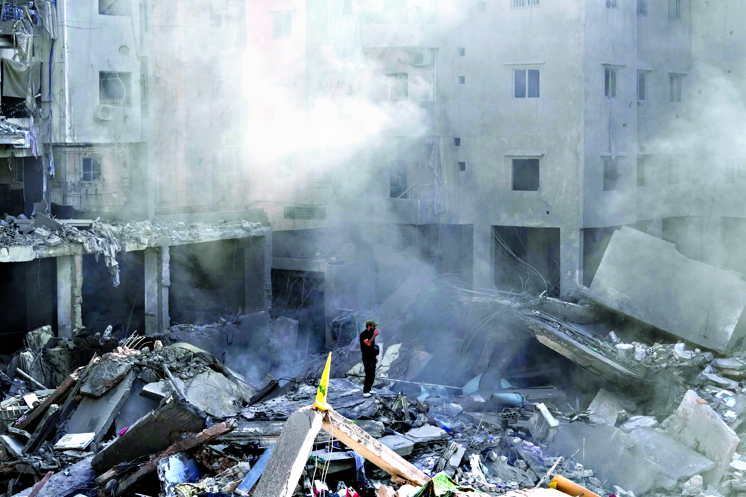 Israeli strikes kill at least 45 in Lebanon;   Hezbollah confirms 7th commander dead