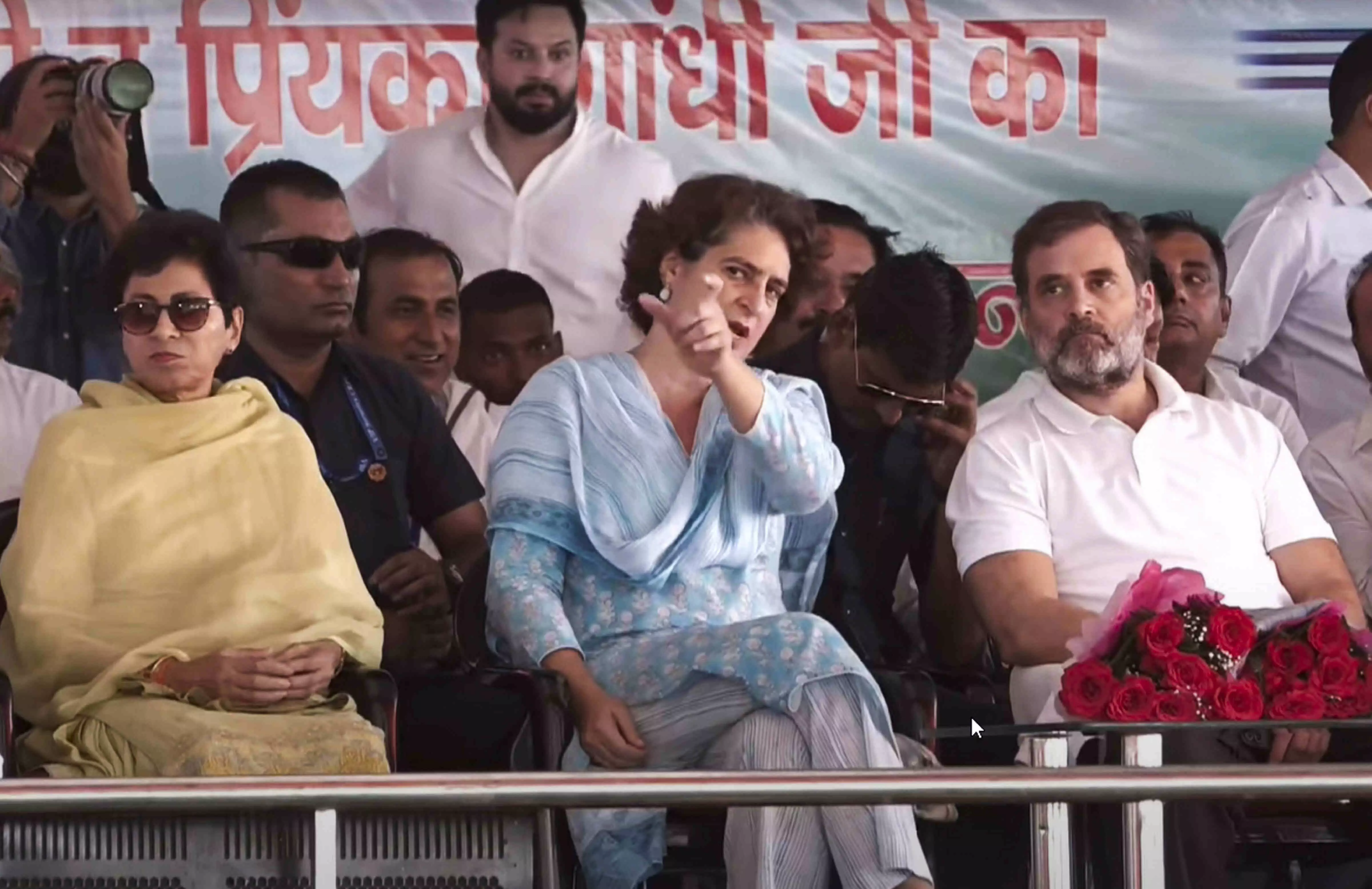 Change those who speak about changing Constitution: Priyanka Gandhi in Haryana Change those who speak about changing Constitution: Priyanka Gandhi in Haryana