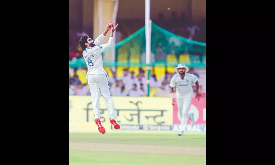 Jadeja seventh Indian to take 300 Test wickets Jadeja seventh Indian to take 300 Test wickets